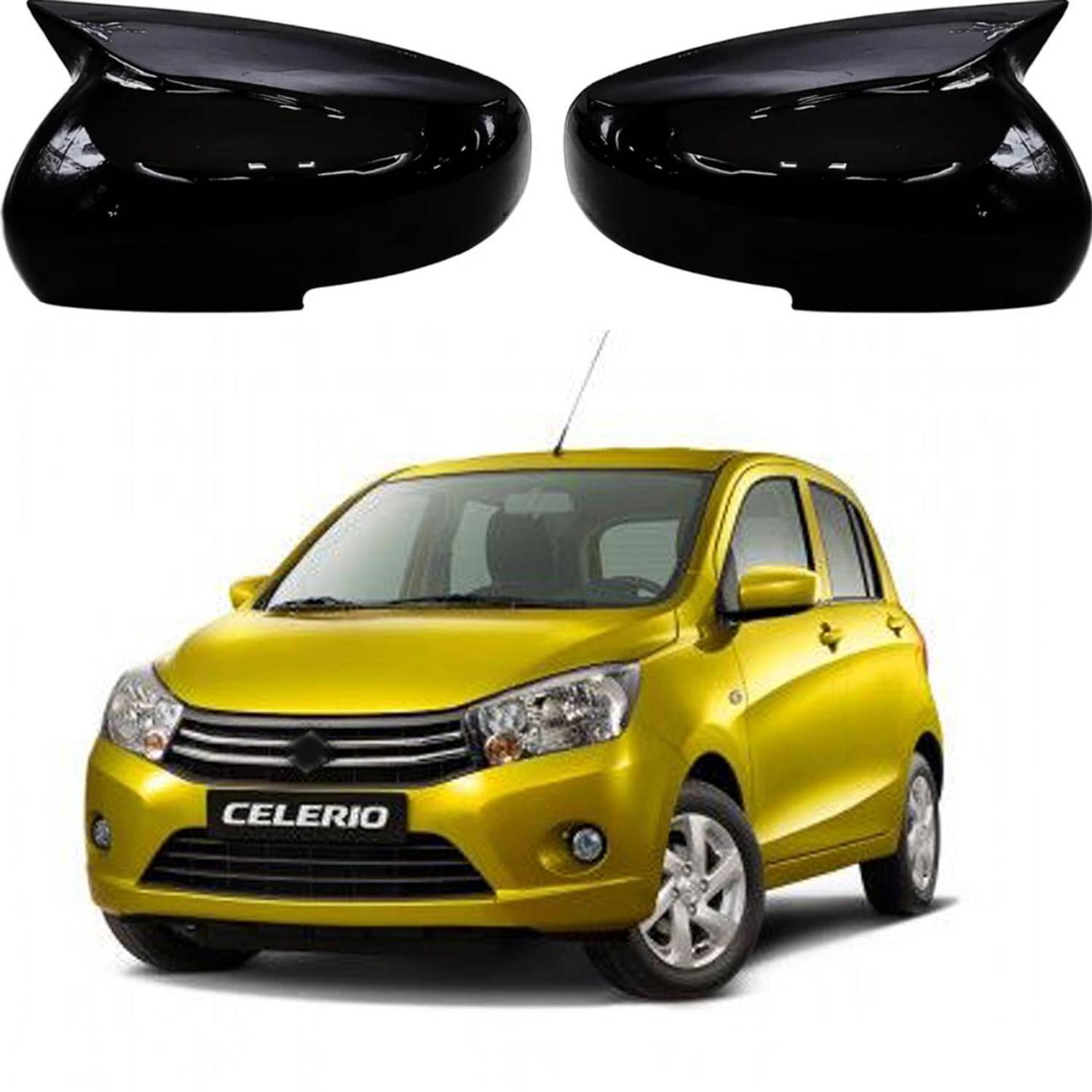 ShopVibe Batman Style Car Mirror Cover for Celerio - Image 1
