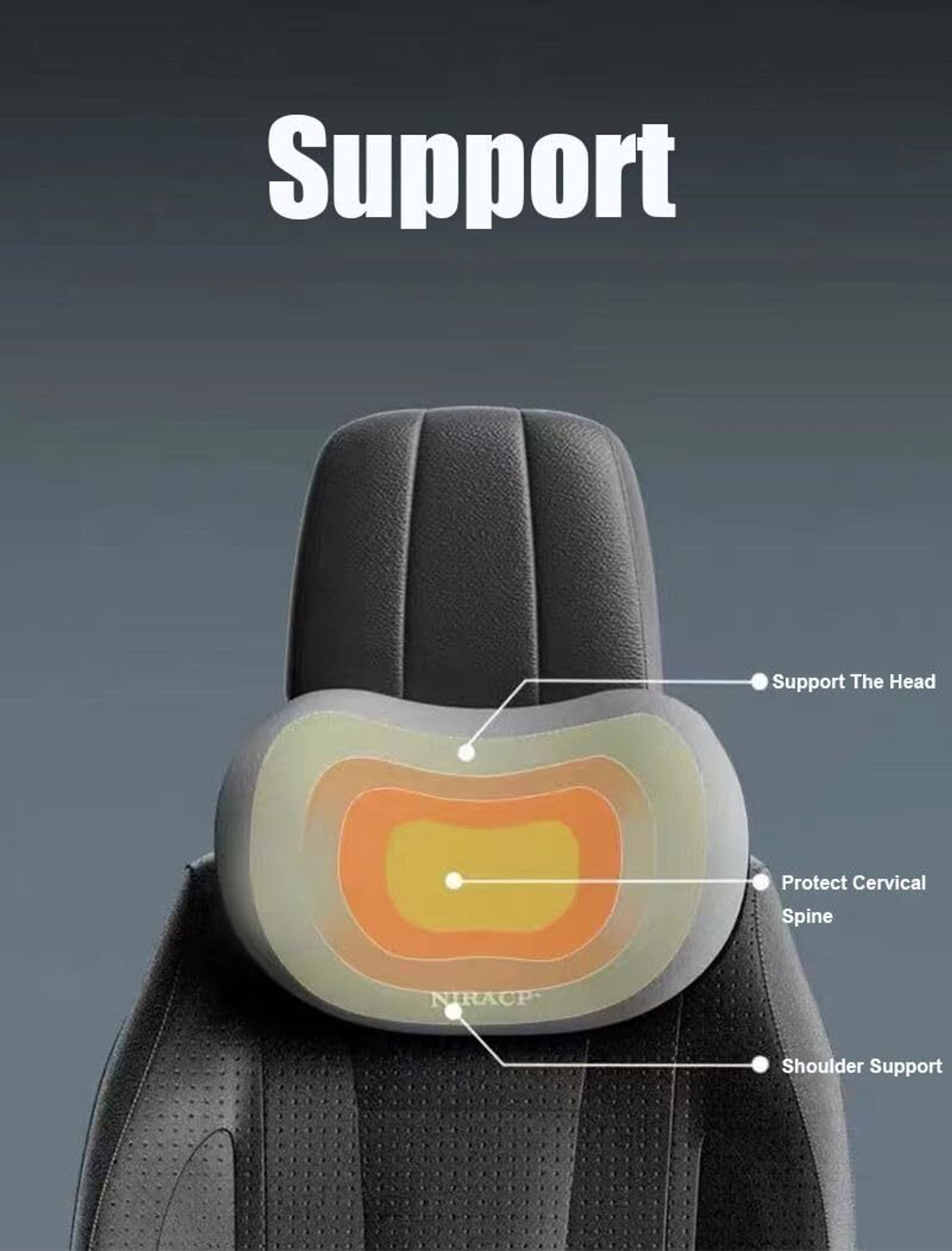 Image of CartsCorner Black Memory Foam