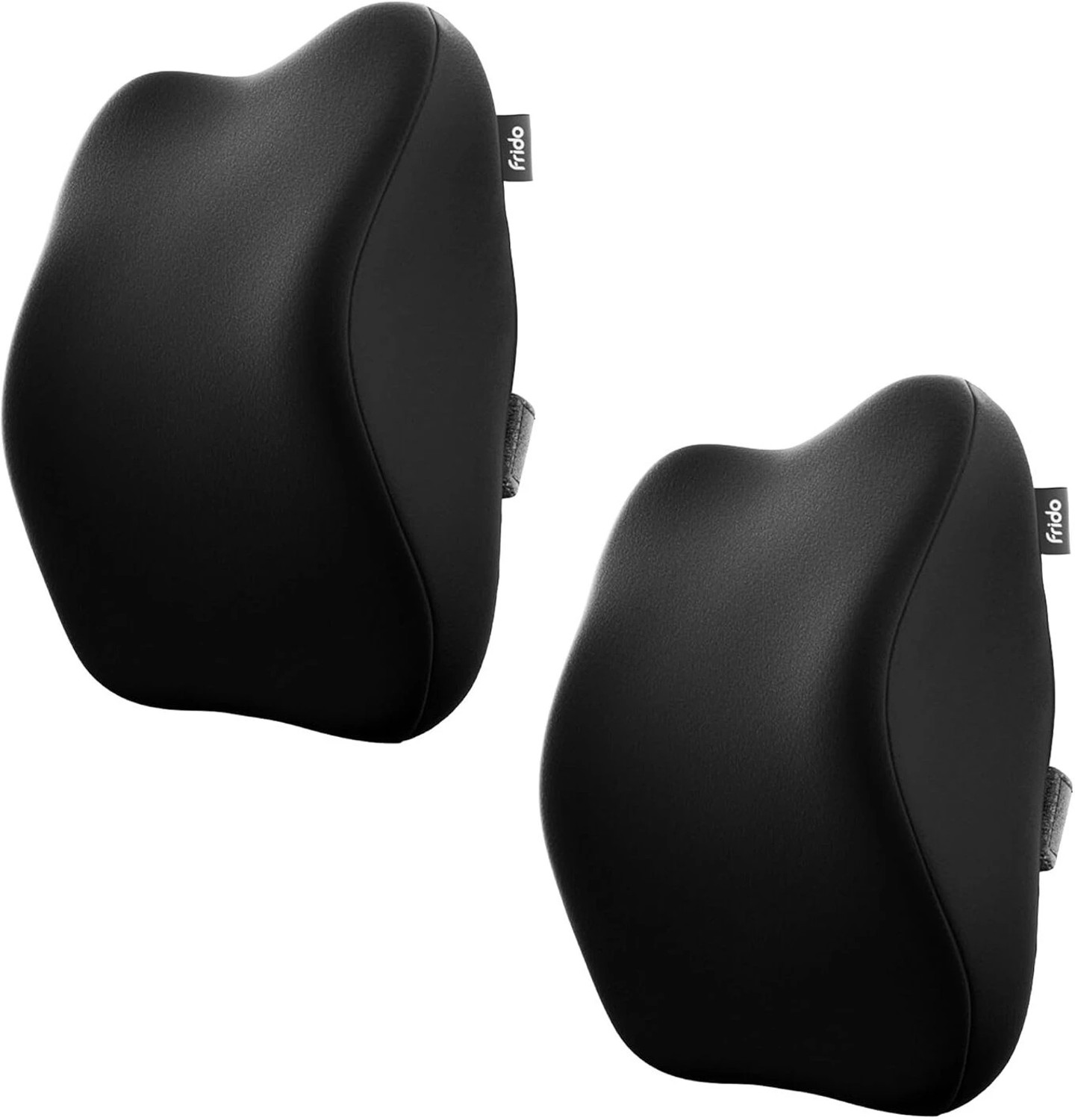 Image of Frido Black Memory Foam Car Pillow Cushion for Universal For Car