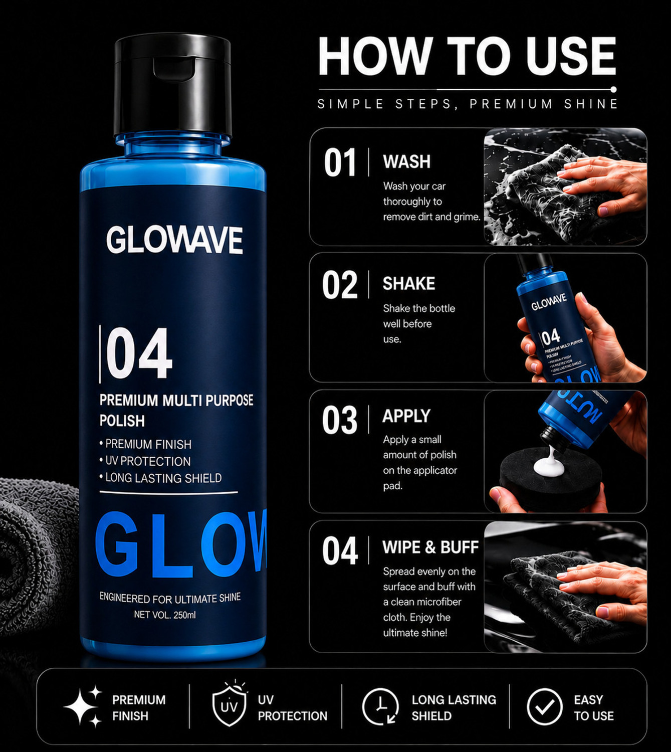 Image of sovarix Liquid Car Polish for Dashboard
