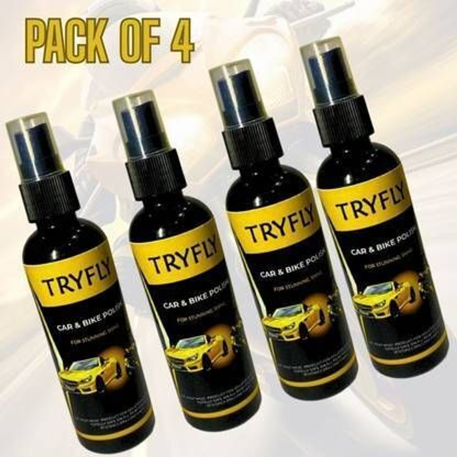 Image of somefly Liquid Car Polish for Bumper, Chrome Accent, Dashboard, Exterior, Headlight, Leather, Metal Parts, Tyres, Windscreen