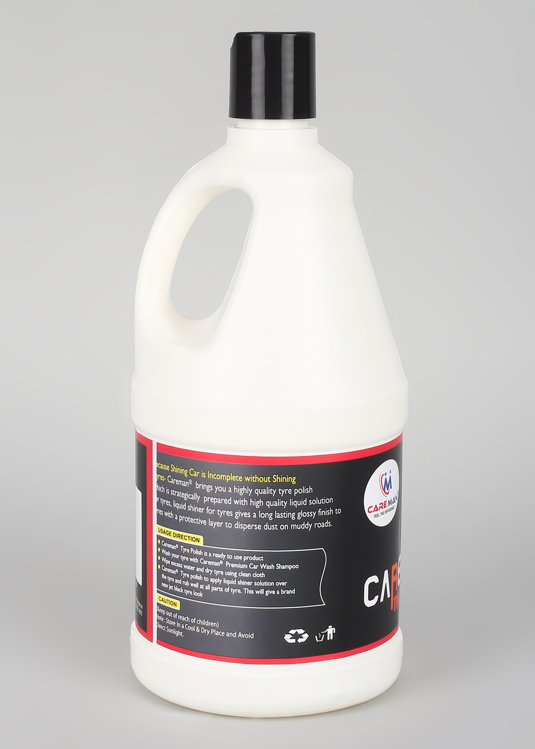 Image of CAREMAN Liquid Car Polish for Tyres