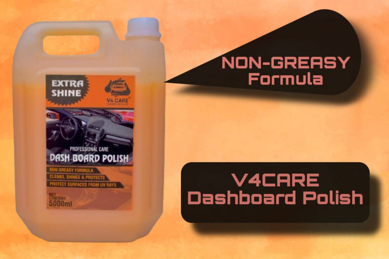 V4 CARE Paste Car Polish for Dashboard, Leather, Bumper, Exterior - Image 2