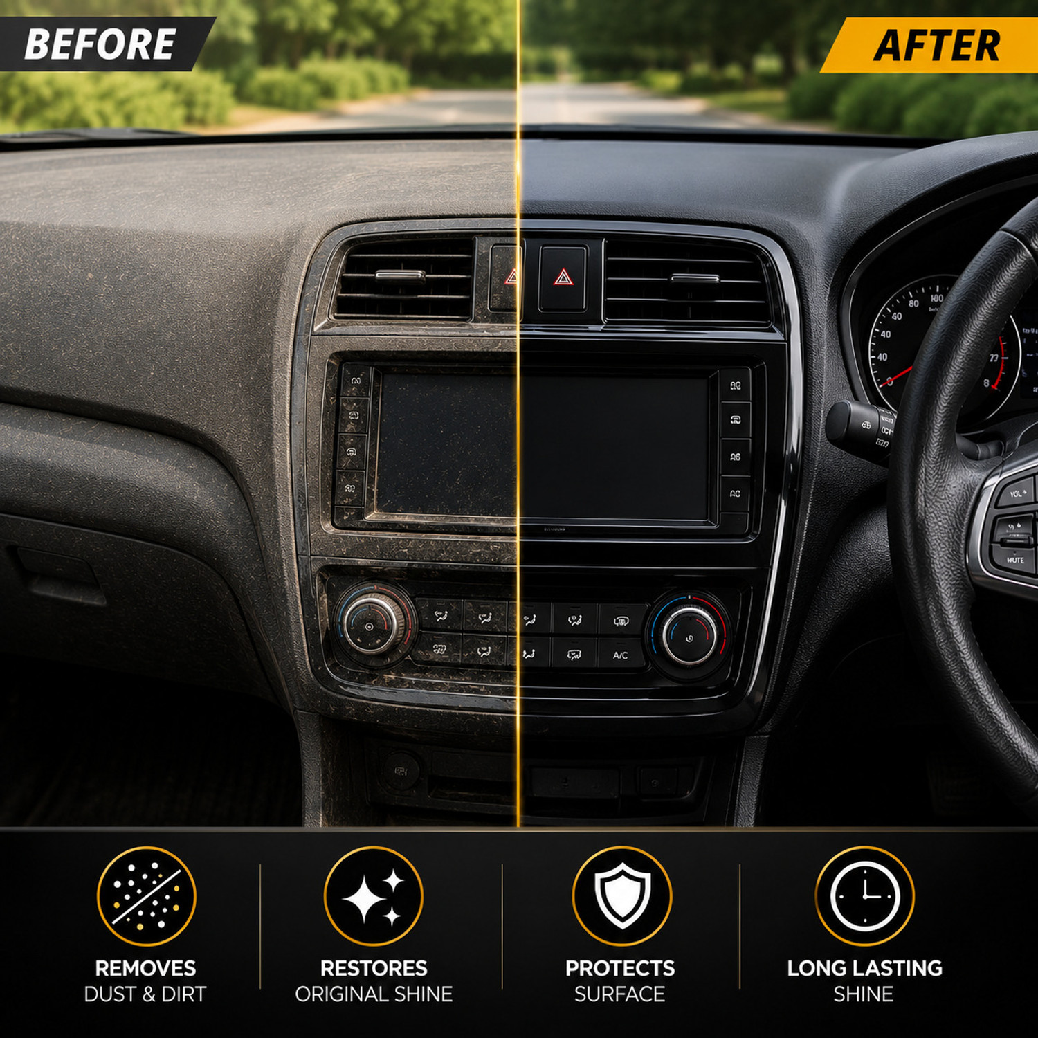 Image of DHRIX Liquid Car Polish for Dashboard