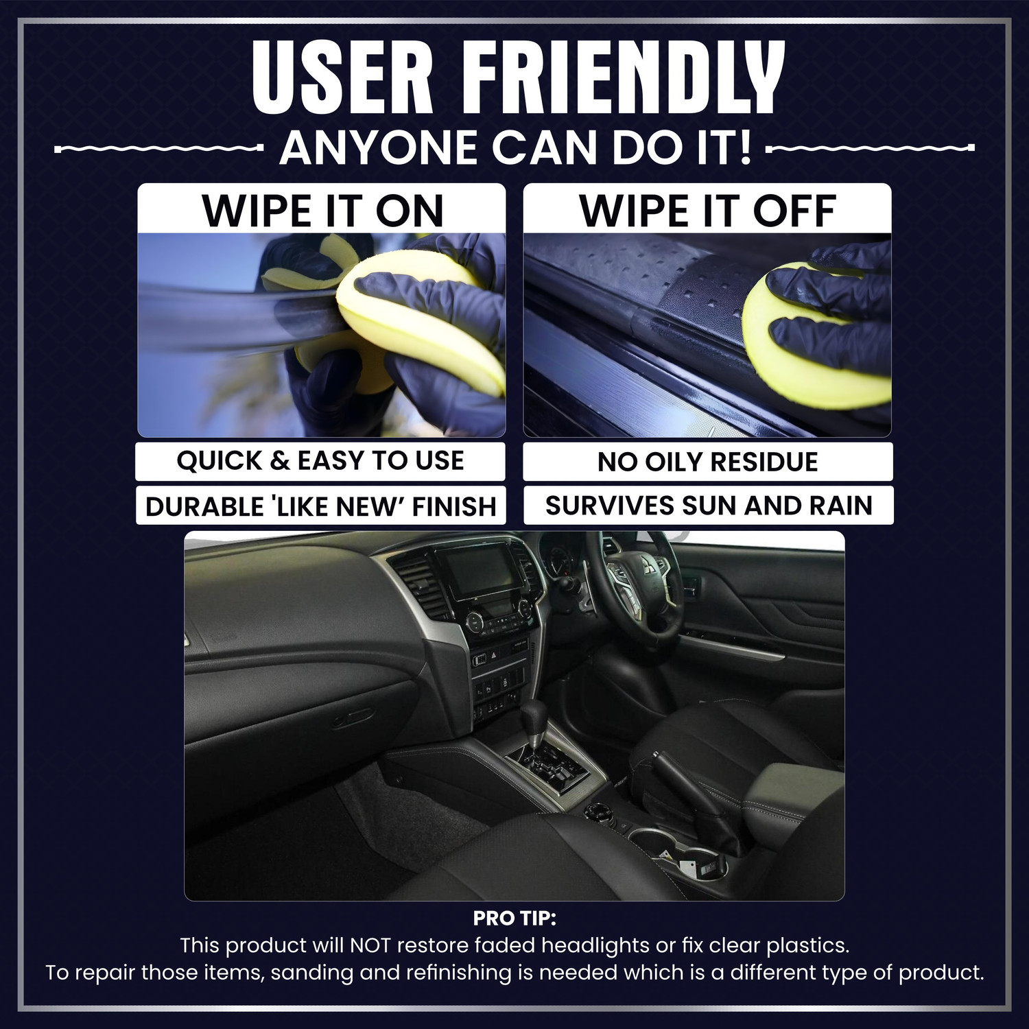 Image of JusGro Liquid Car Polish for Dashboard