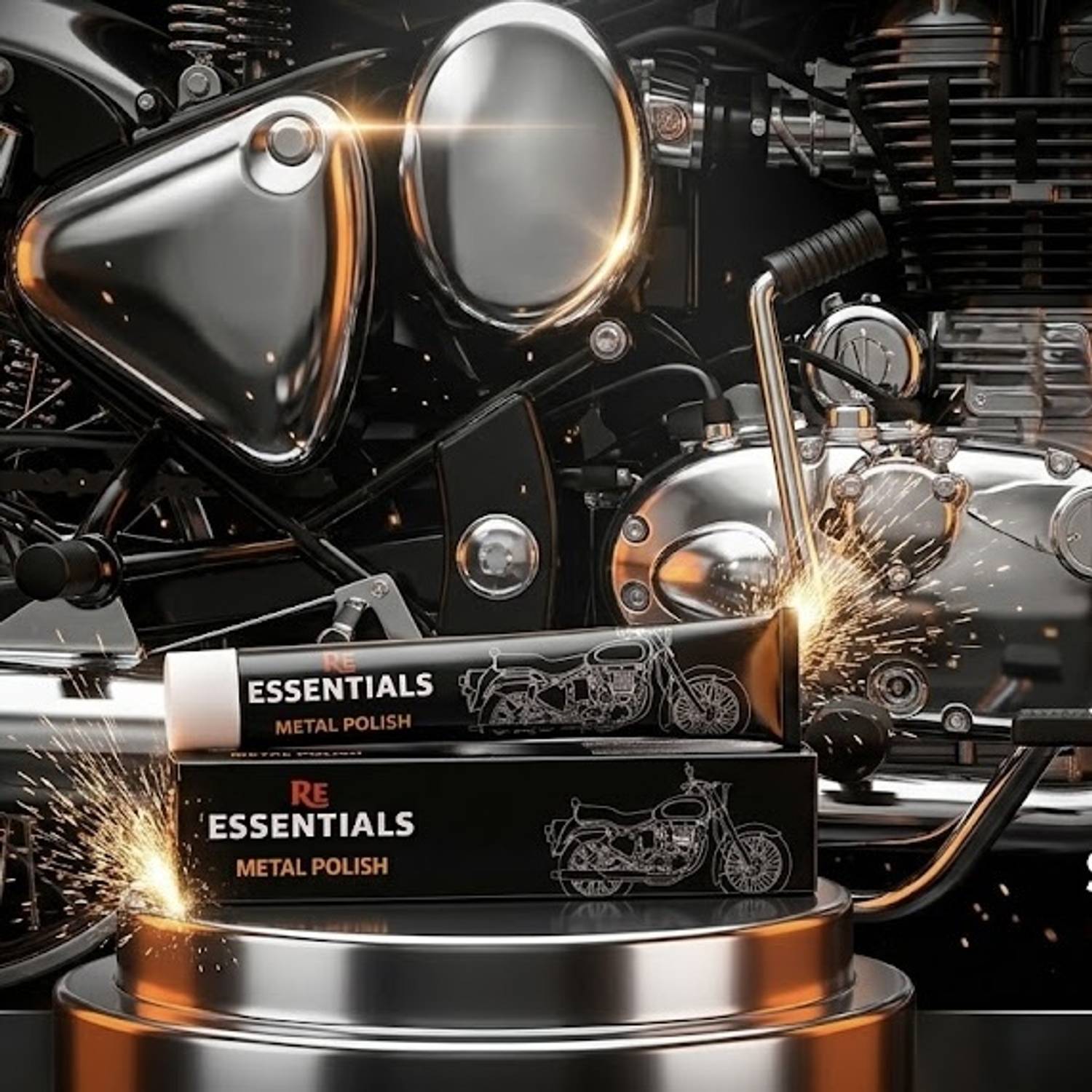 SIMPLY Paste Car Polish for Metal Parts, Chrome Accent - Image 1
