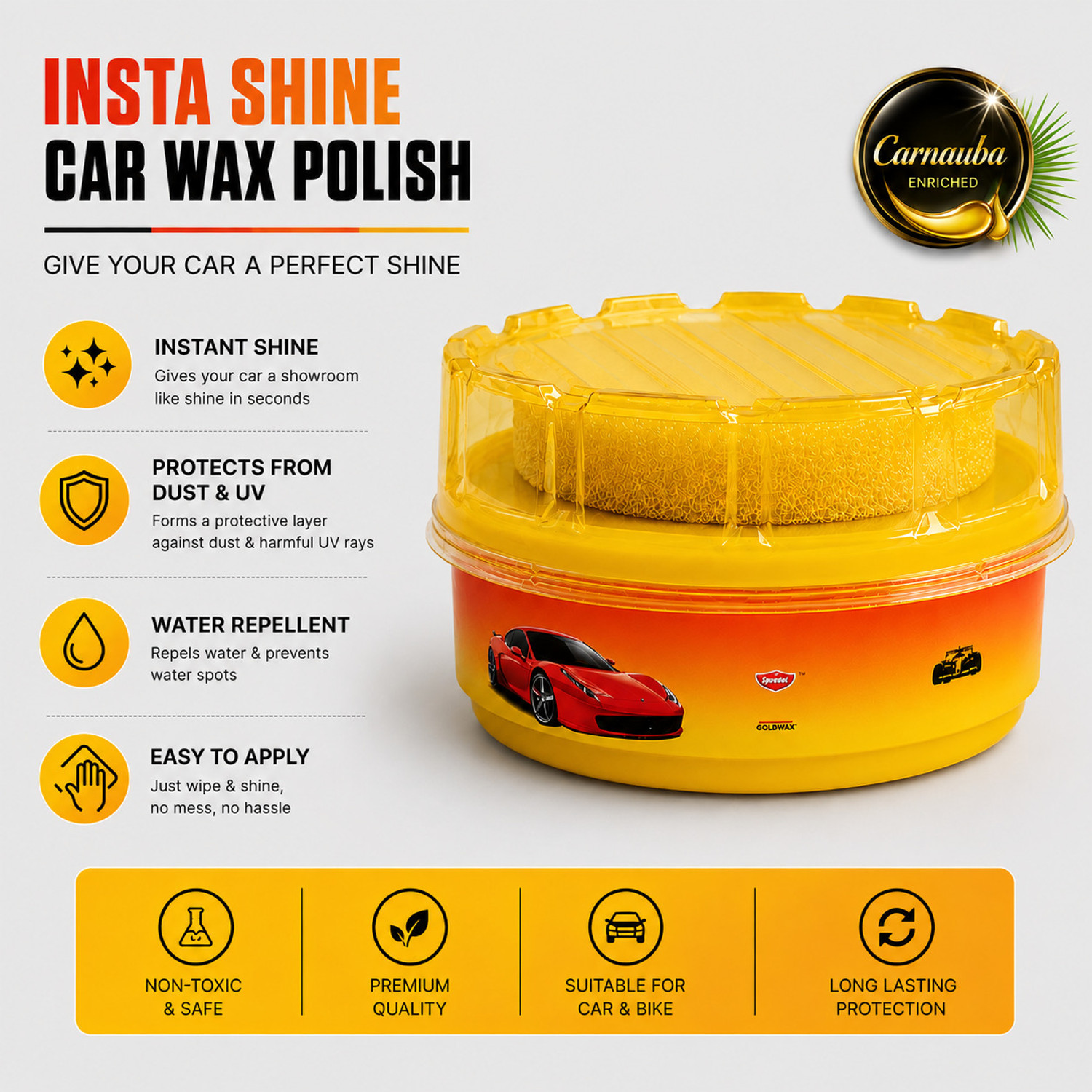 Image of BERTY Paste Car Polish for Exterior
