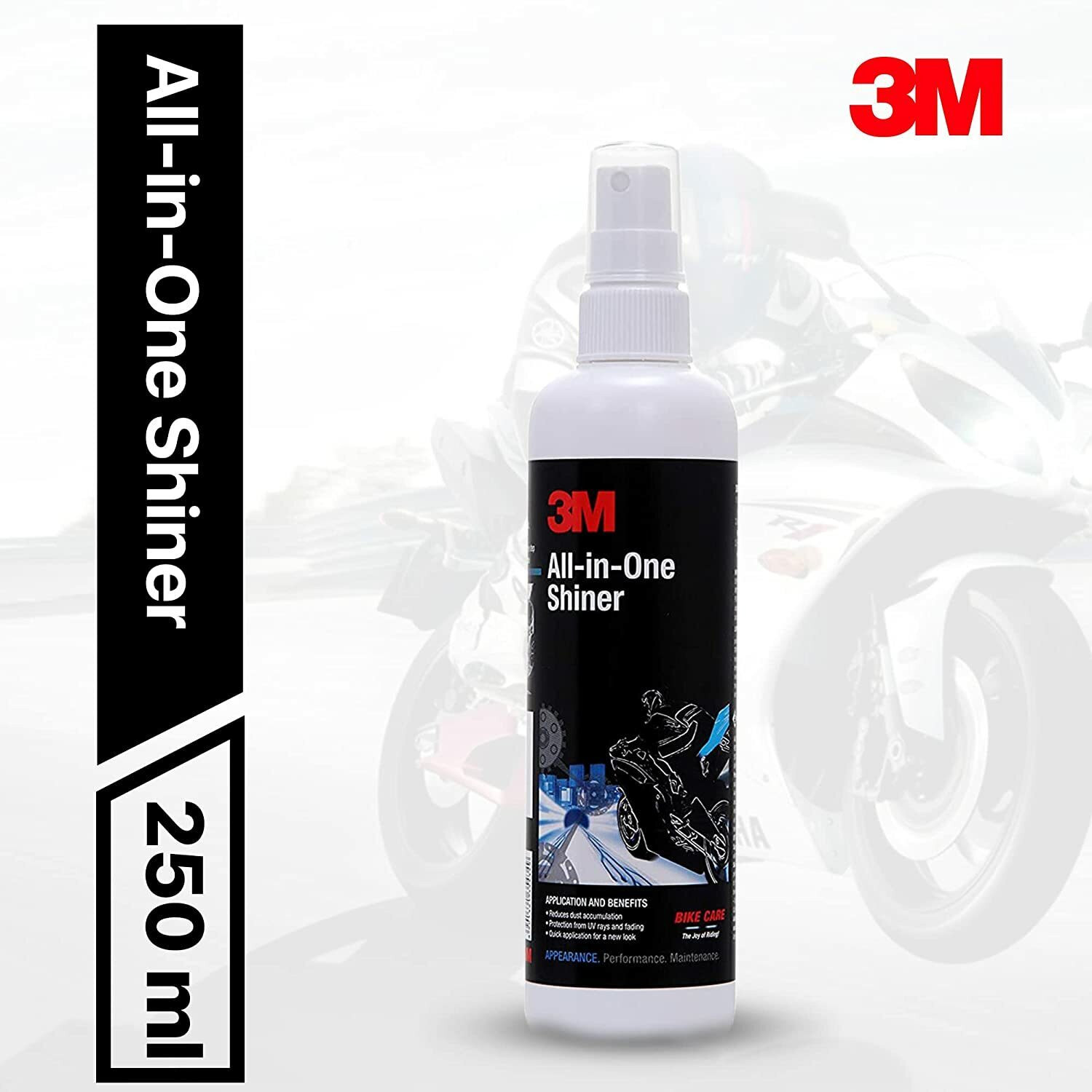 Image of 3M Car Care Liquid Car Polish for Metal Parts, Exterior, Dashboard
