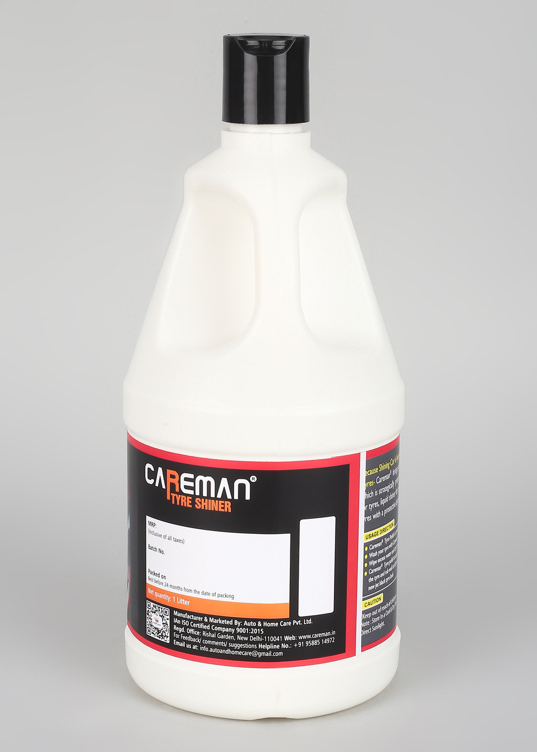 Image of CAREMAN Liquid Car Polish for Tyres