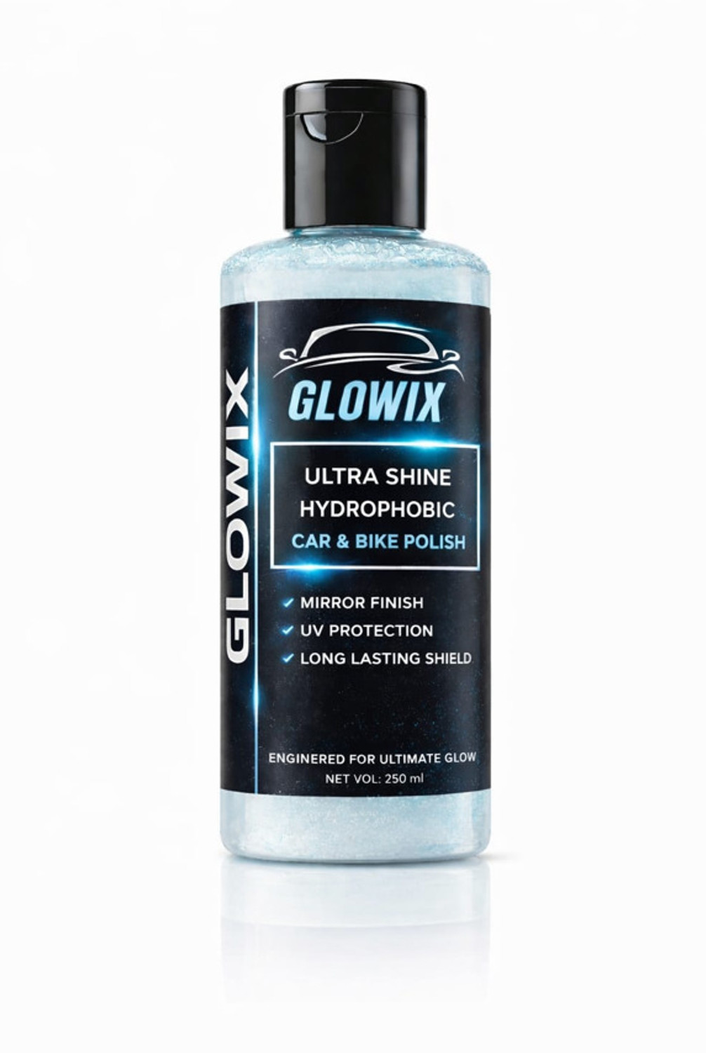 Image of Slate Liquid Car Polish for Bumper, Tyres, Dashboard, Leather, Windscreen
