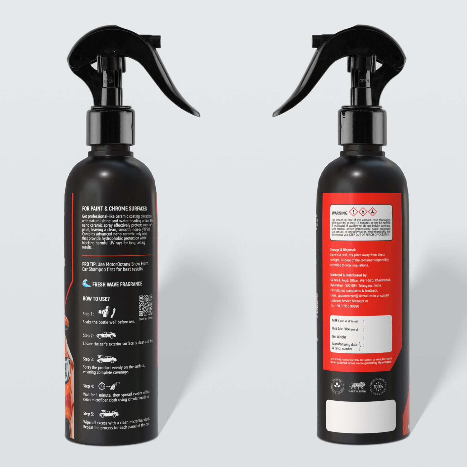 Image of MOTOROCTANE Liquid Car Polish for Exterior