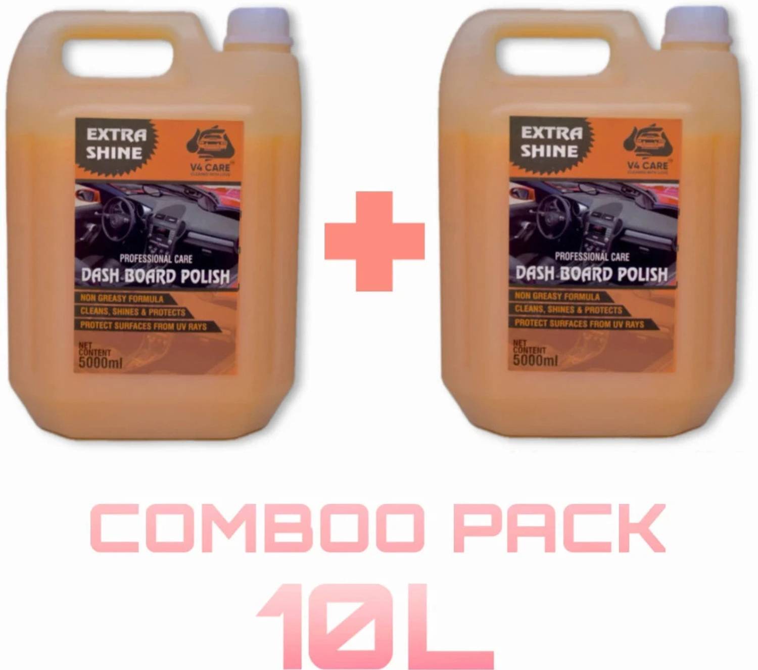 V4 CARE Paste Car Polish for Dashboard, Leather, Bumper, Exterior - Image 1