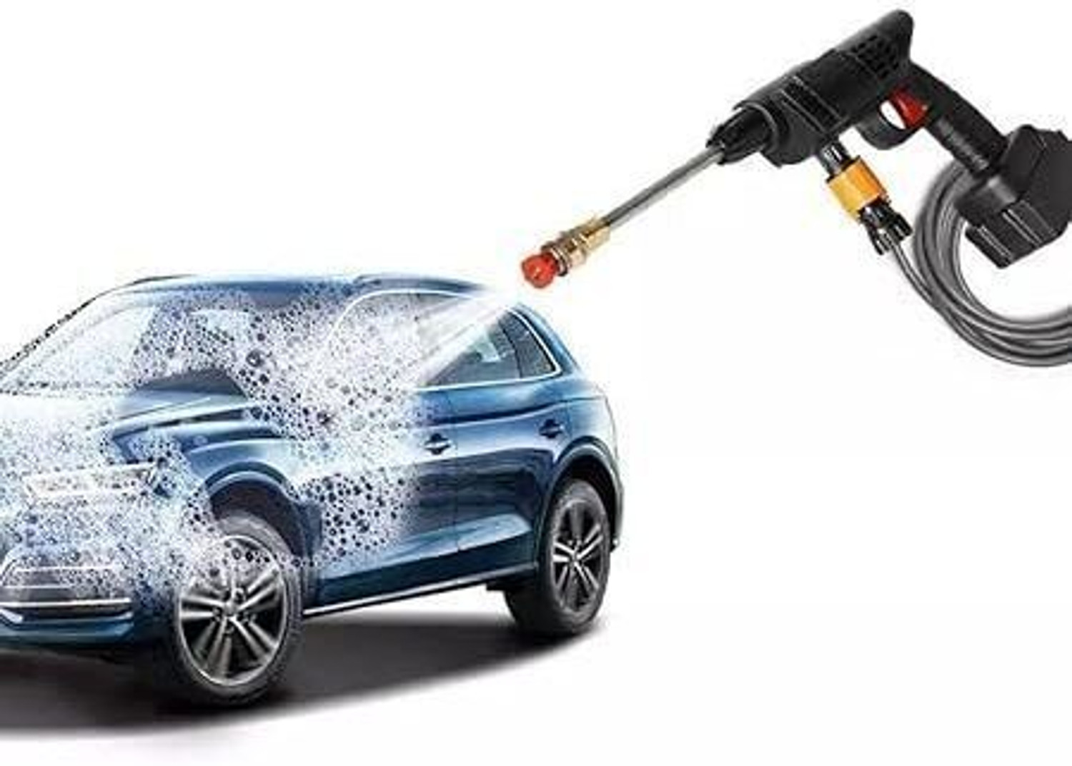 Image of Sueriv High Pressure Washer Car 48V Rechargeable Electric Machine, 3 in 1 Nozzle-02 Pressure Washer