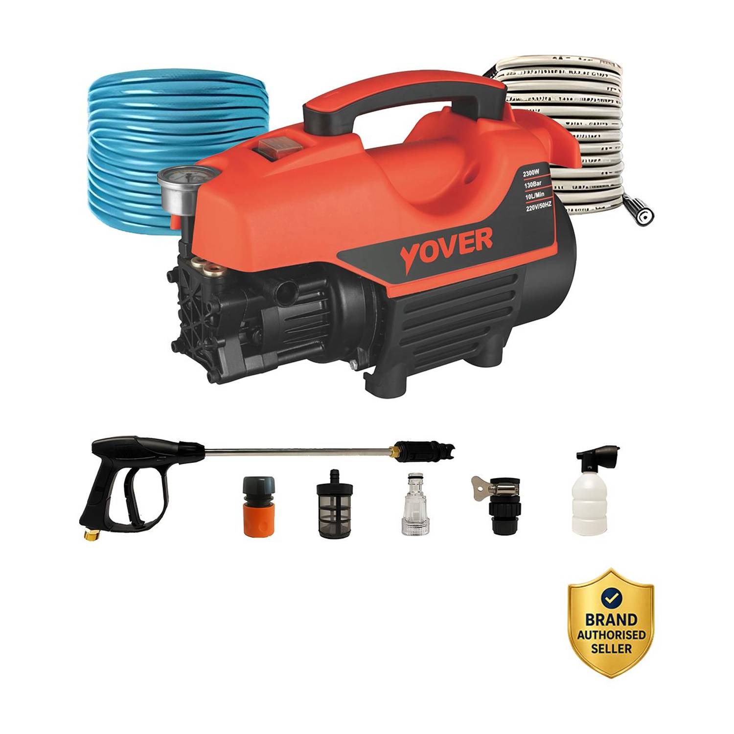 iBELL YOVER ELITE 2200W 185 Bar 10L/Min Pressure Washer - Image 1