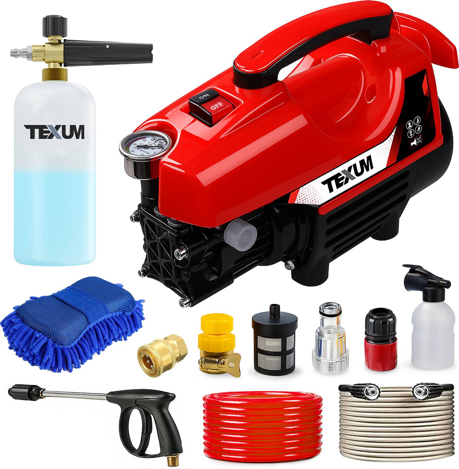 TEXUM TX-50 2200W 185 Bar 10L/min Pressure Washer - Image 1