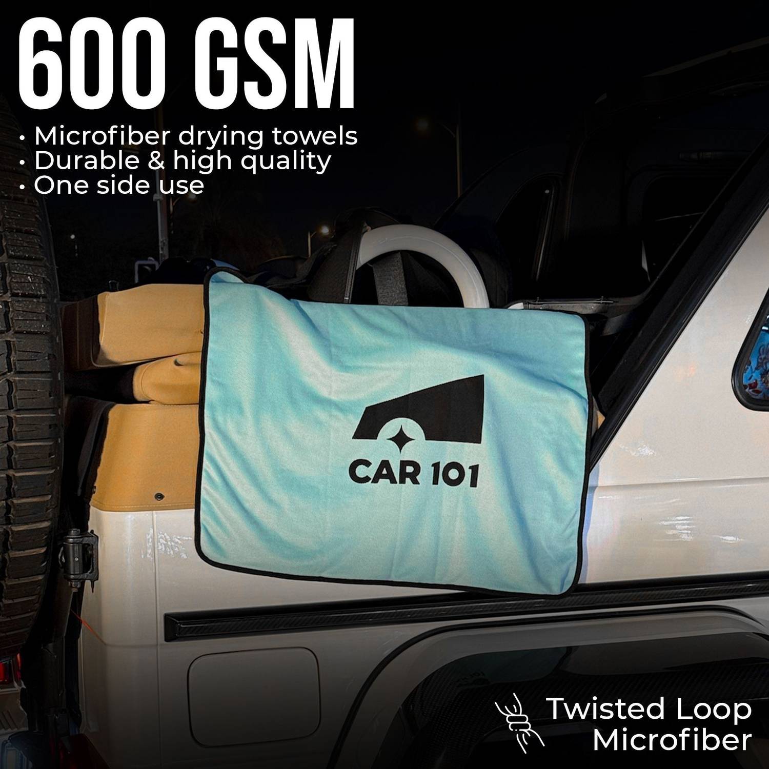 Car 101 Microfiber Vehicle Washing Cloth Pack of 1 - Image 2