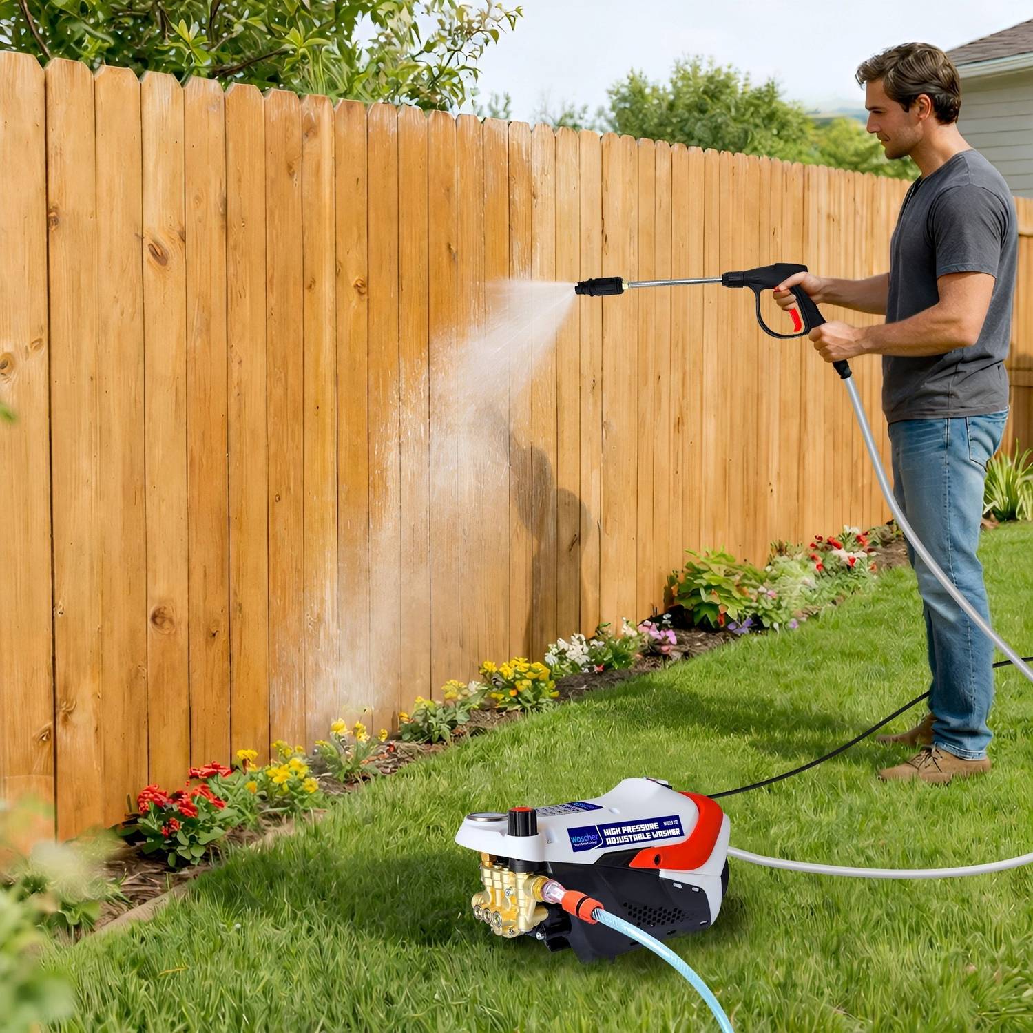 Woscher 280 Waterpro 2200W 150 Bar Pressure Washer - Image 4