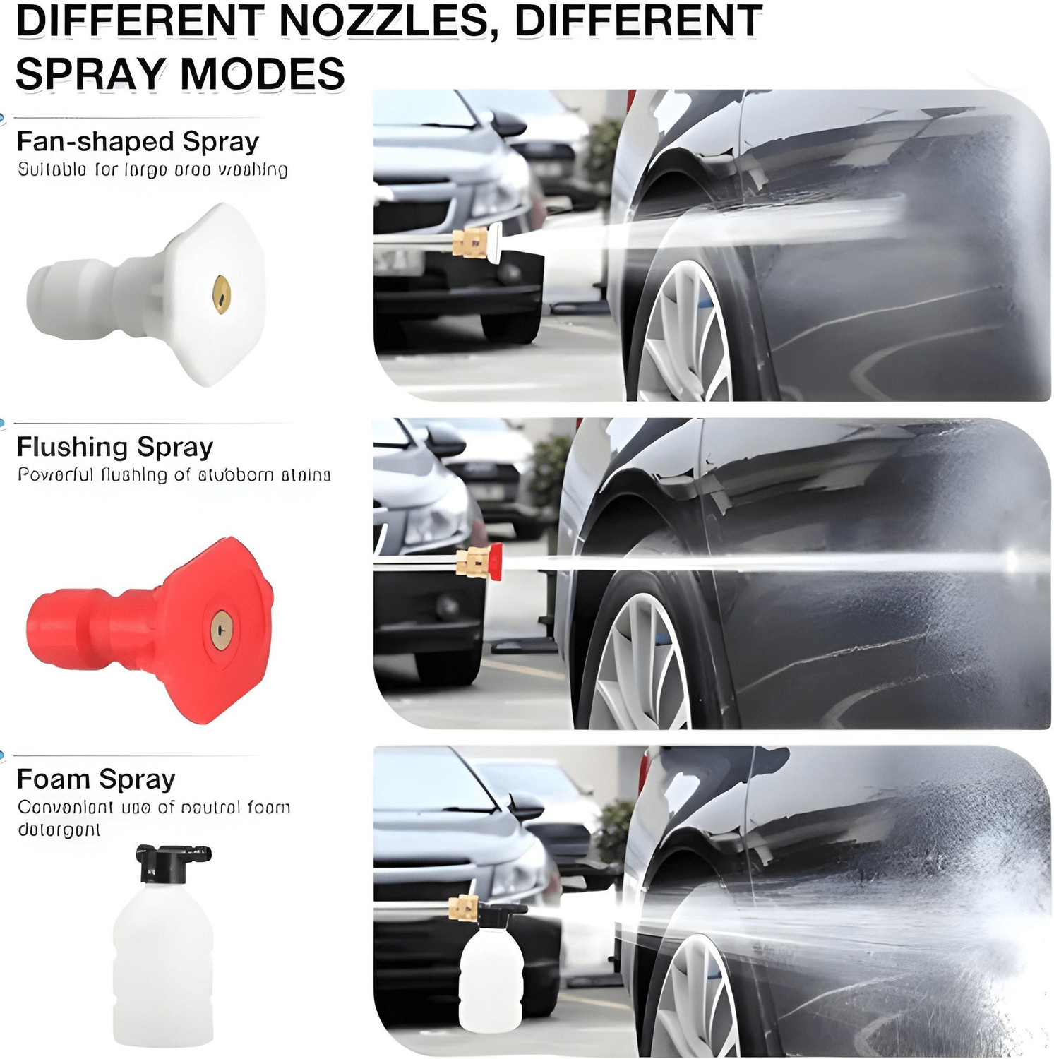 Image of Hit MAD Double Battery for Car And Solar Pannel Pressure Washer