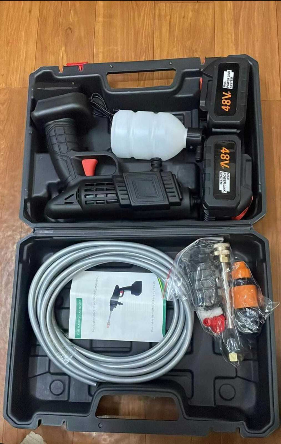 Image of RainRider Cordless 48V 2 Battery High Power Gun with 5 different uses tips Pressure Washer