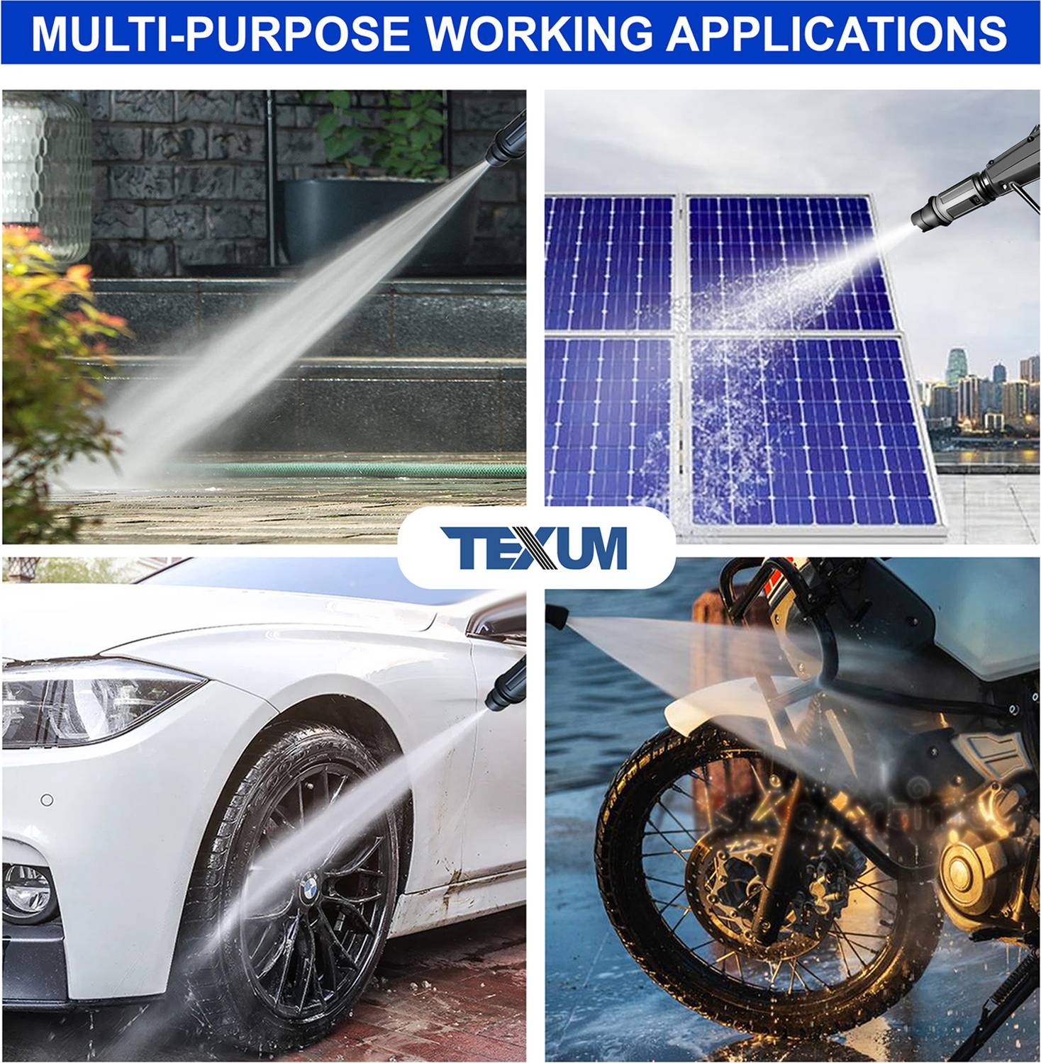 TEXUM TX-25 2000W 165 Bar 8L/min Pressure Washer - Image 4