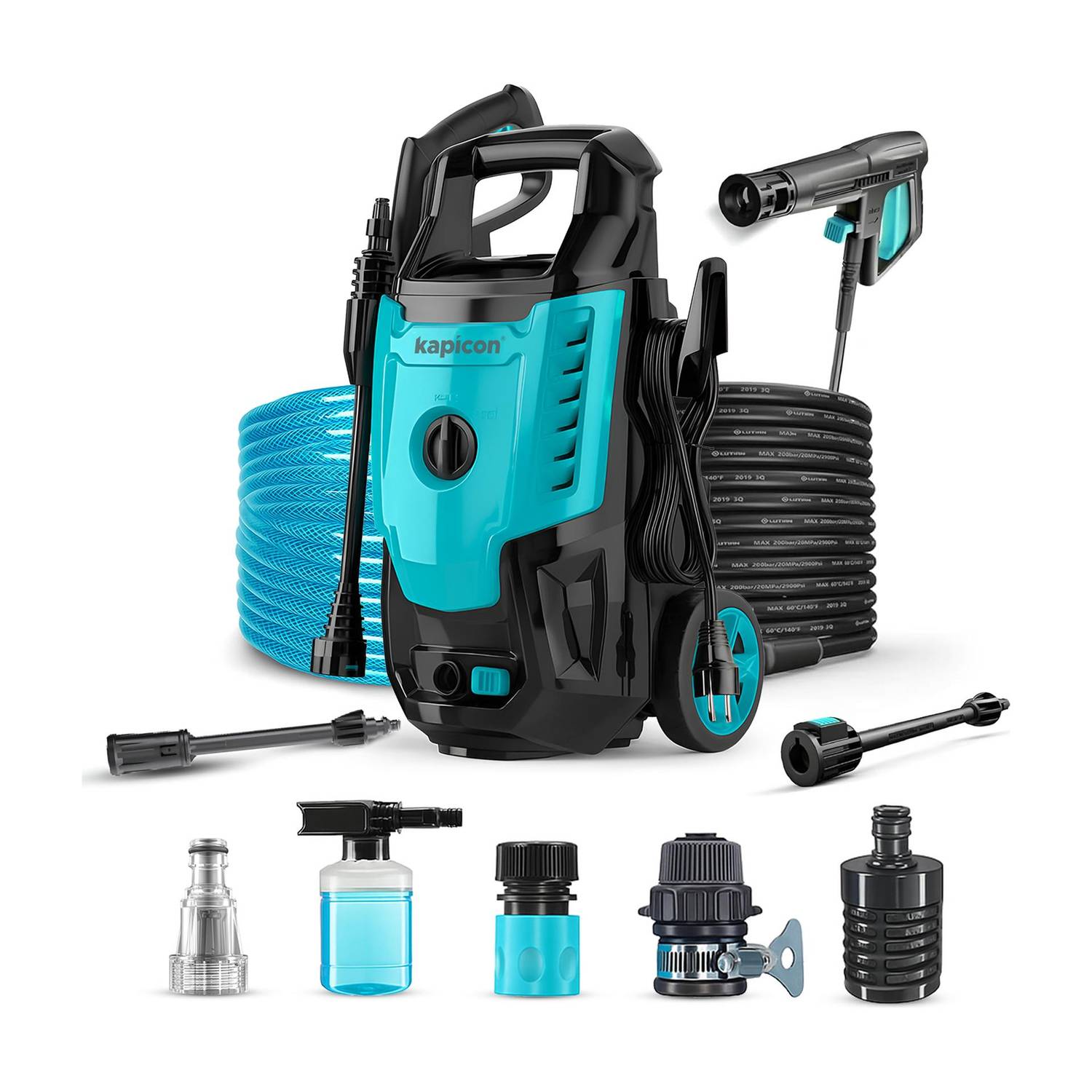 kapicon KP-30 1800 Watt, 135-160 Bar Pressure Washer