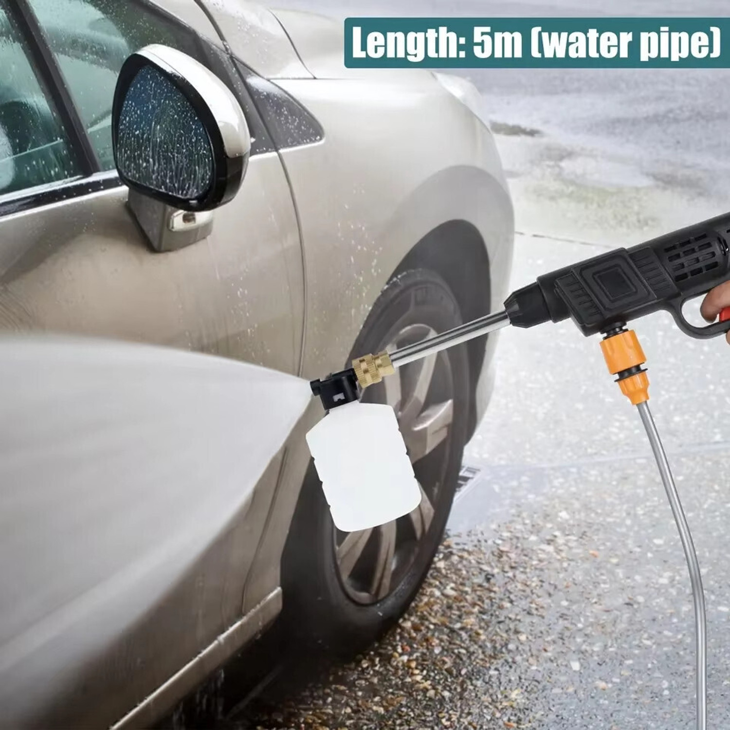 Image of Lumous Cordless Portable Pressure Washer 48V 12000mAh | Gun with Foam | Double Battery| Pressure Washer