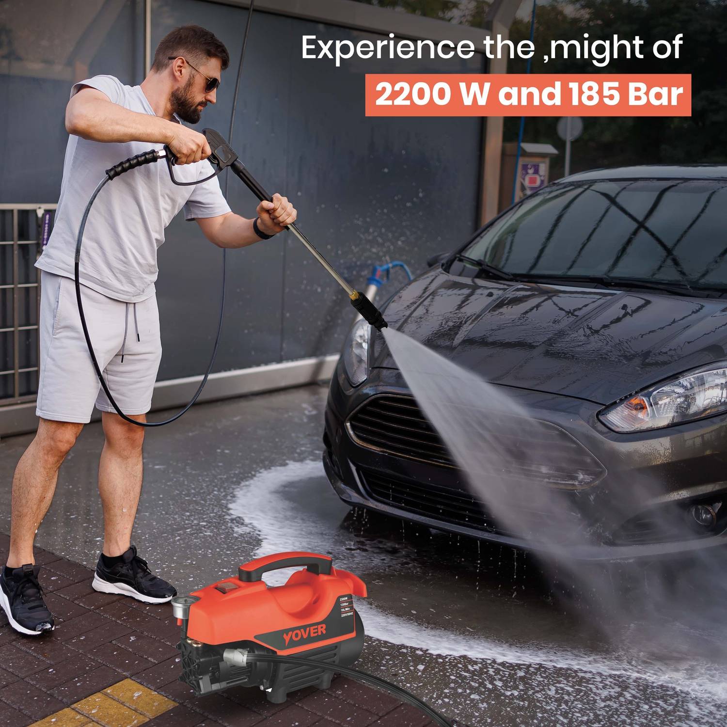 iBELL YOVER ELITE 2200W 185 Bar 10L/Min Pressure Washer - Image 5