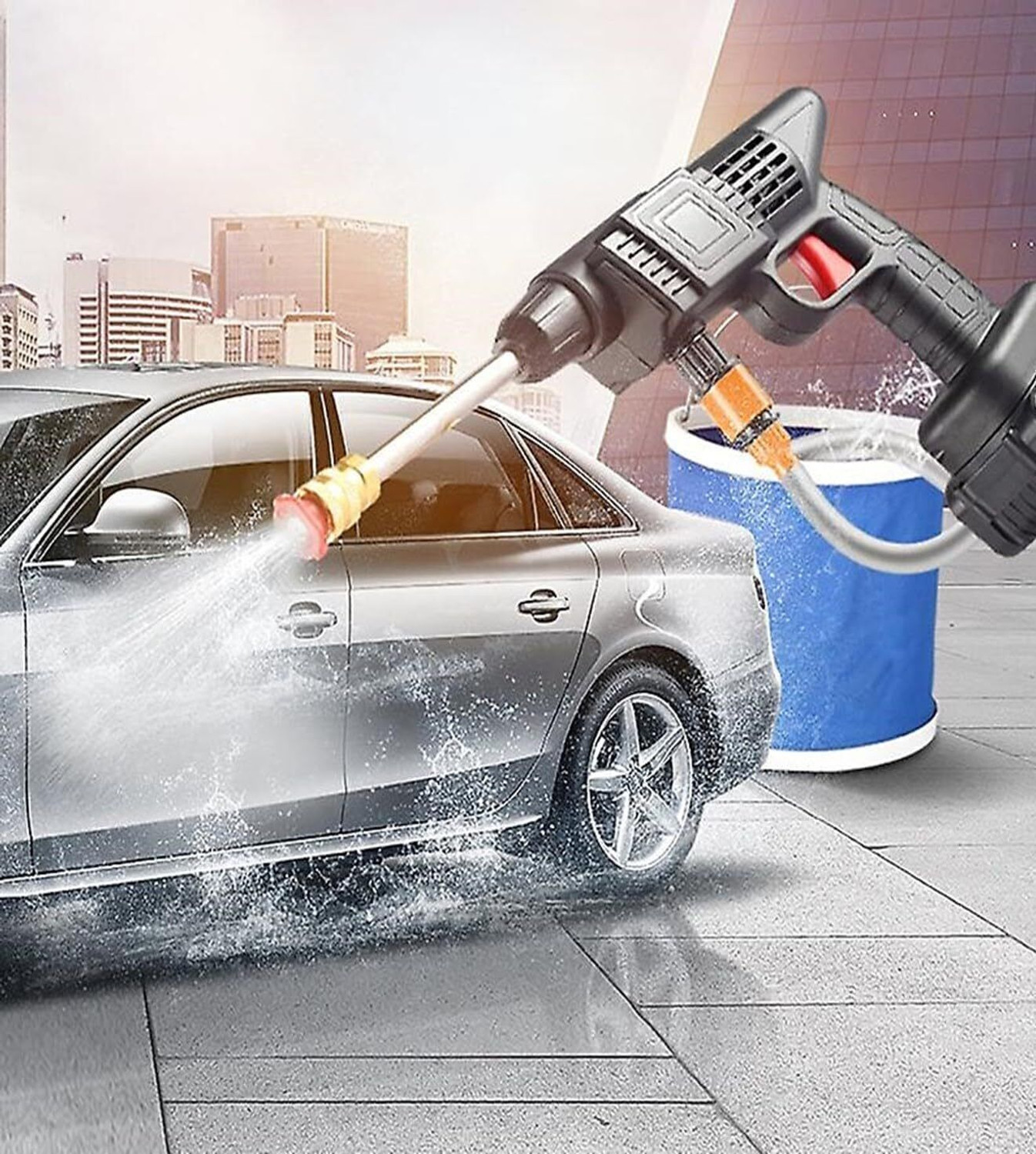 Image of Enetly car washer bike washer car bike washer vehicle washer car wash gun bike wash gun Pressure Washer