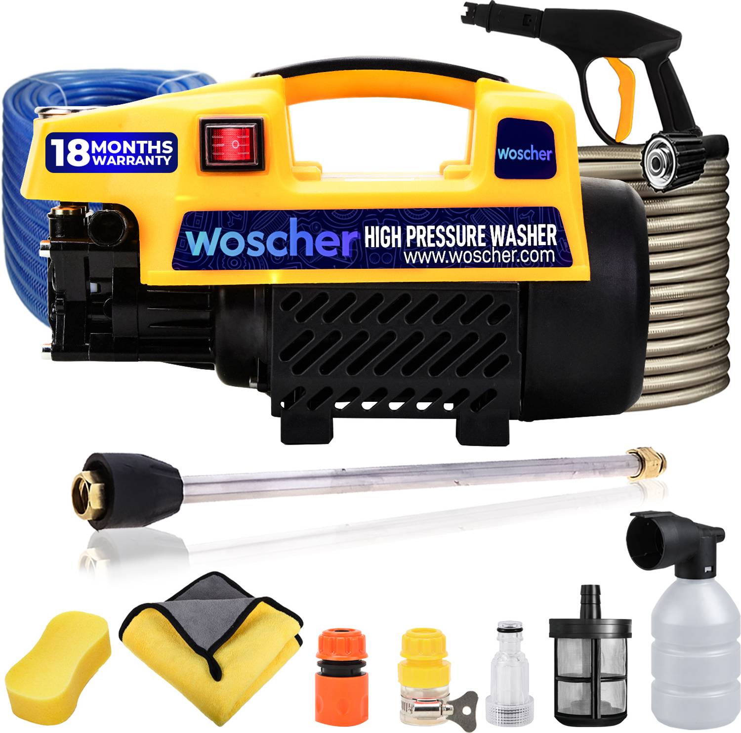 Woscher 878Y Waterpro Washer High Pressure Pump Machine