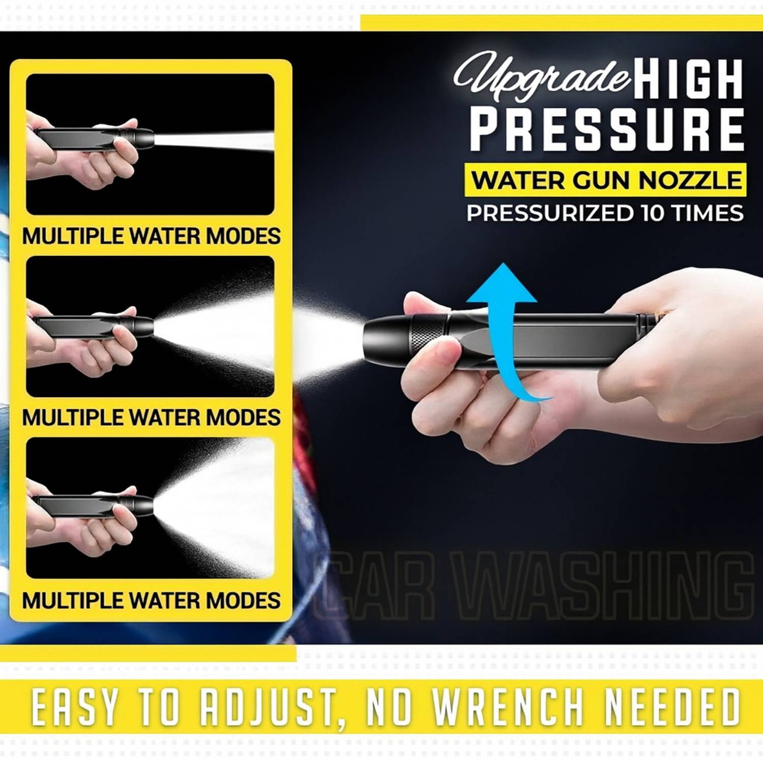 PrimeStore 100L High Pressure Water Gun, Black - Image 3