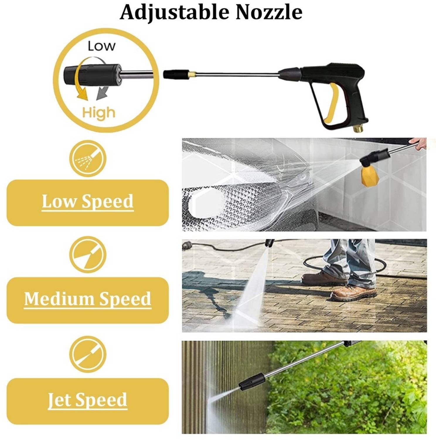 Asian 1800w 120 bar 7L/min Pressure Washer - Image 4