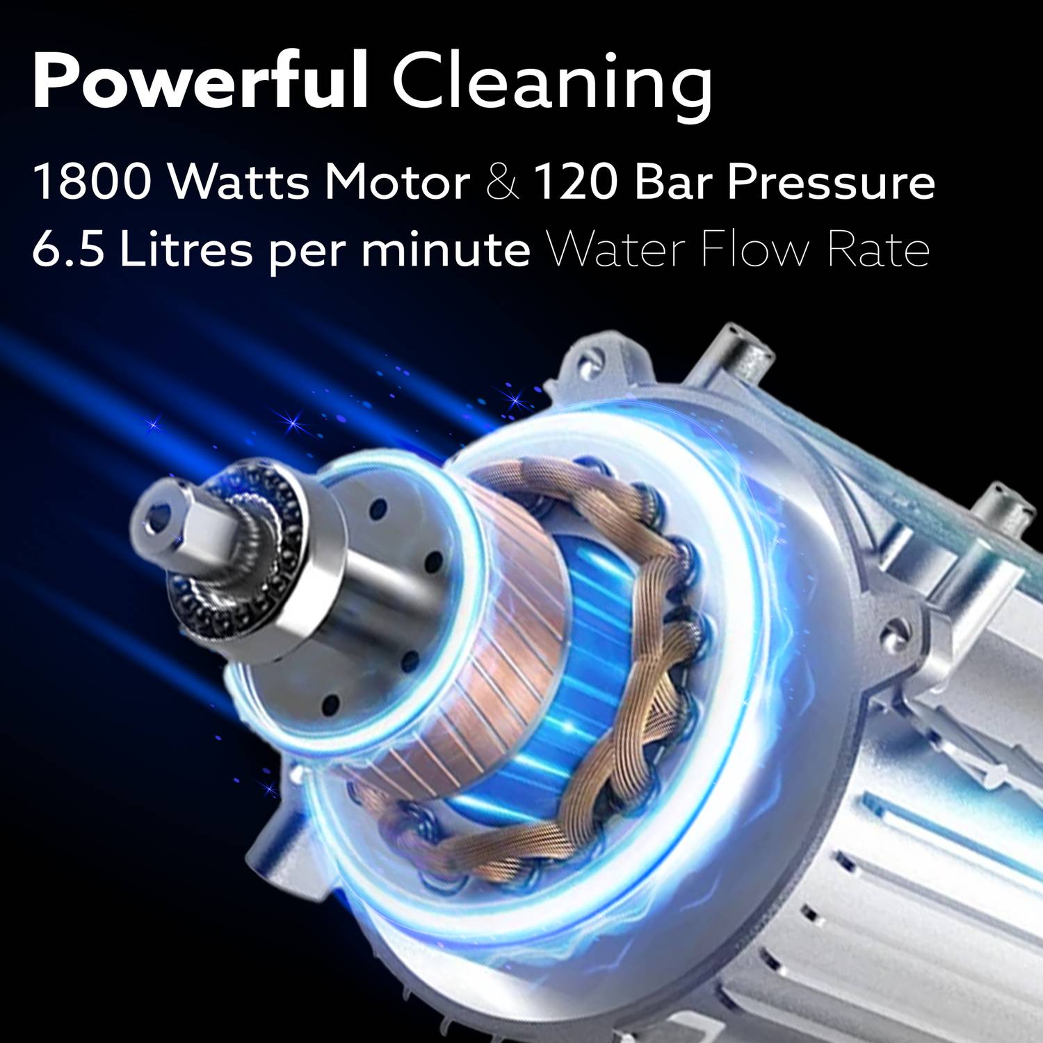 AGARO Supreme 1800W 120 Bar Green Pressure Washer - Image 3