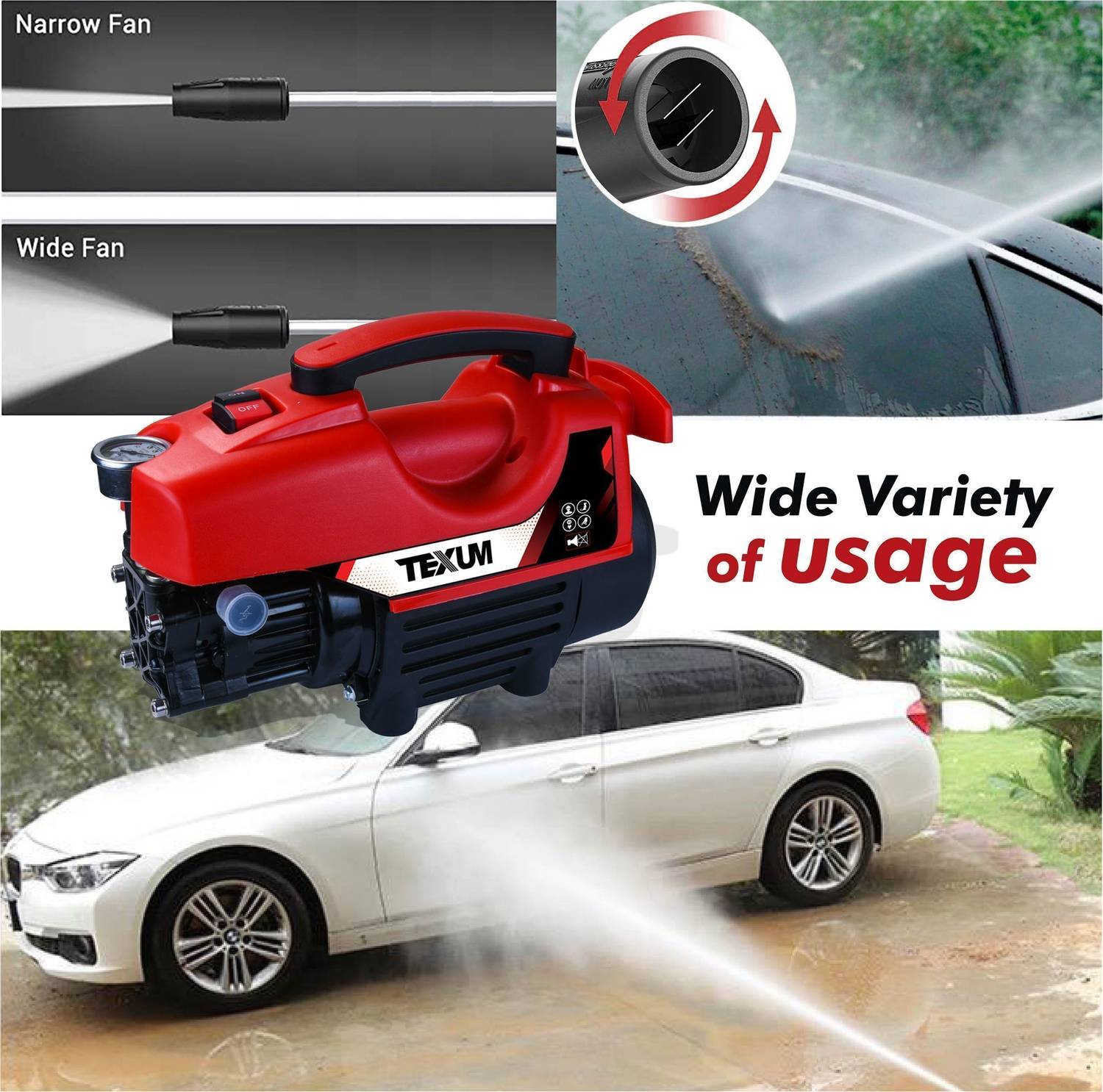 TEXUM TX-50 2200W 185 Bar 10L/min Pressure Washer - Image 5