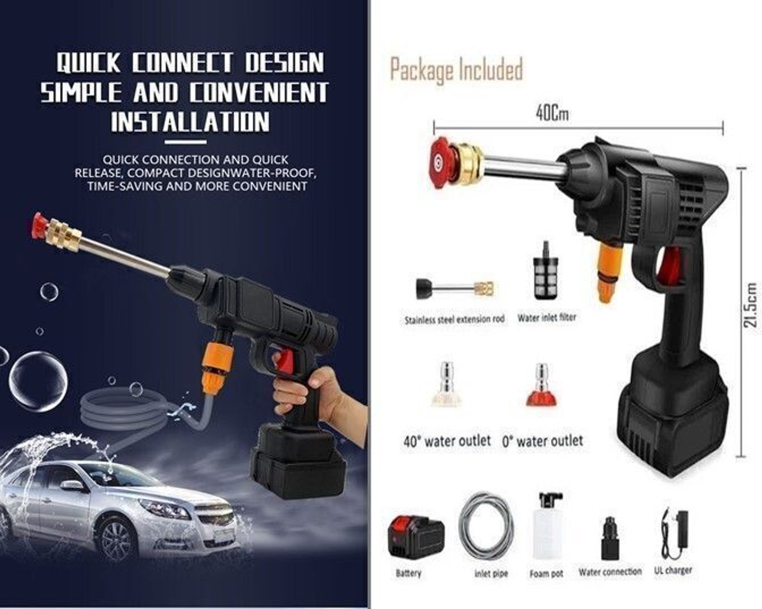 Image of Enetly car washer bike washer car bike washer vehicle washer car wash gun bike washer Pressure Washer