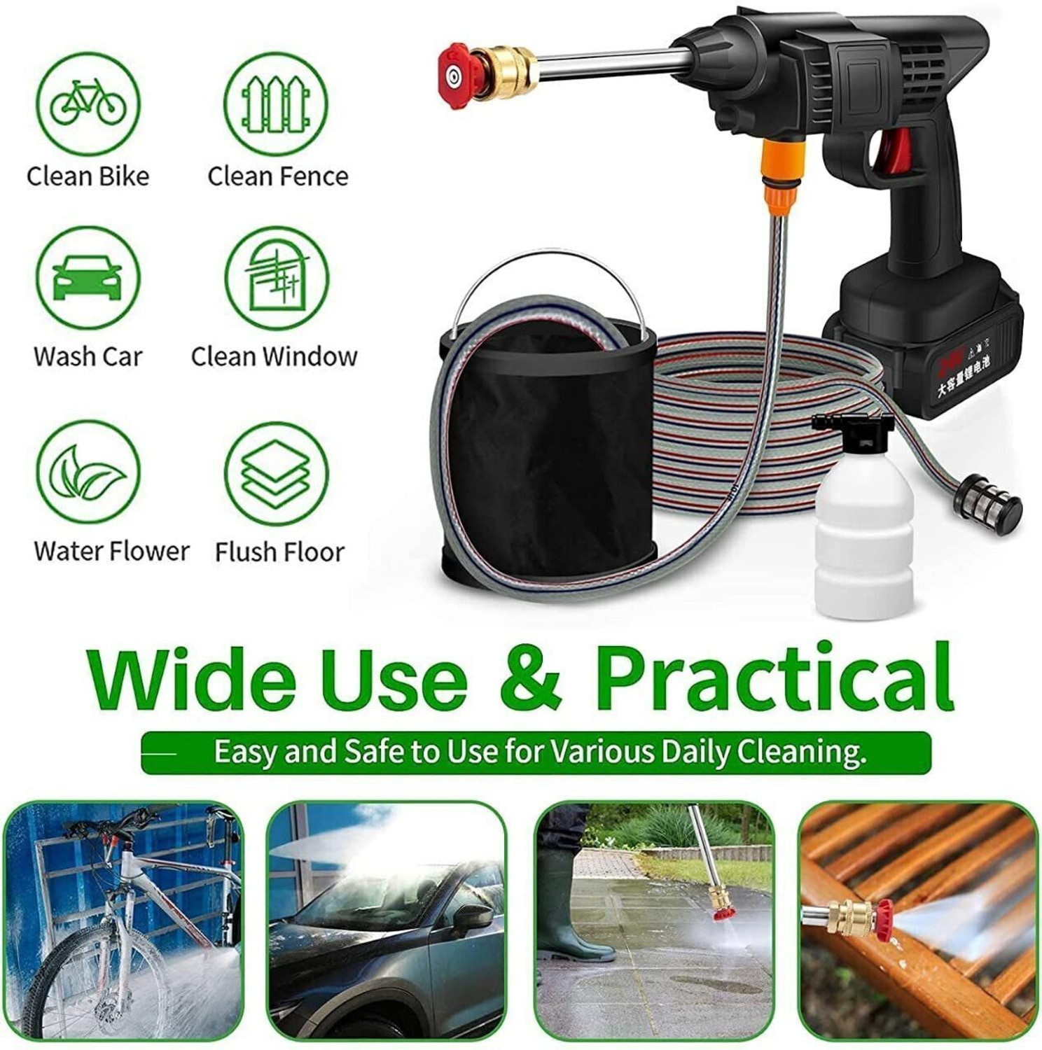 Image of Kigato Car Washing Machine,Electric Water-64-278 Pressure Washer