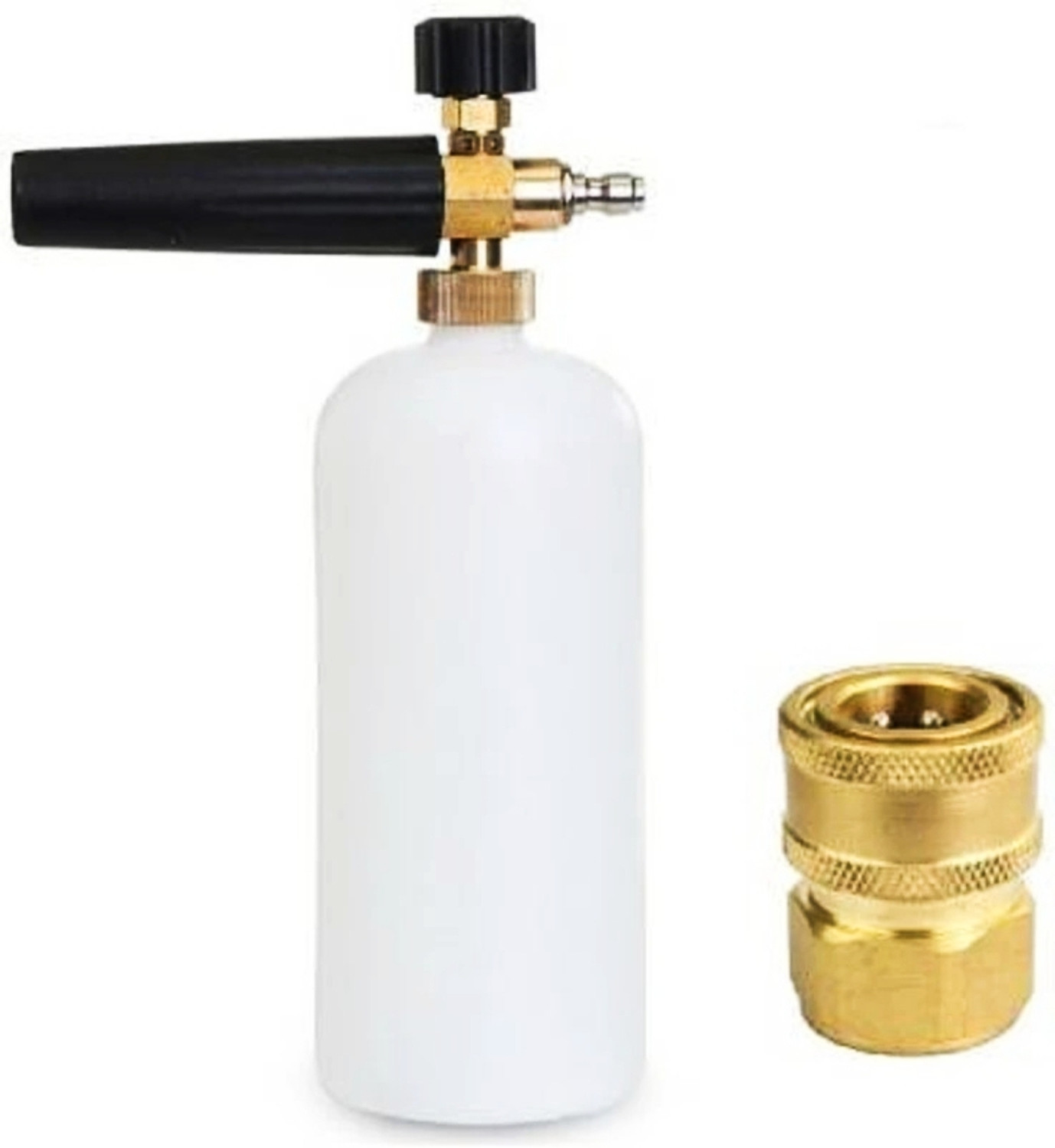 Image of Chetson Heavy Duty Professional Foam Lance 1 Litre Bottle with 1 /4 Inch Brass Adapter Spray Gun