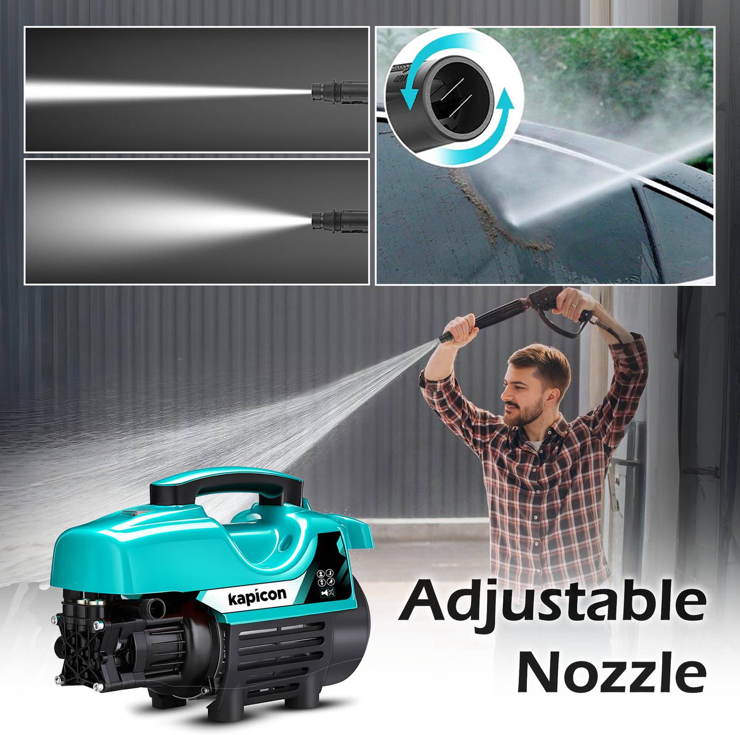 kapicon KP-5 1800W 120 Bar 6L/Min High Pressure Washer - Image 5