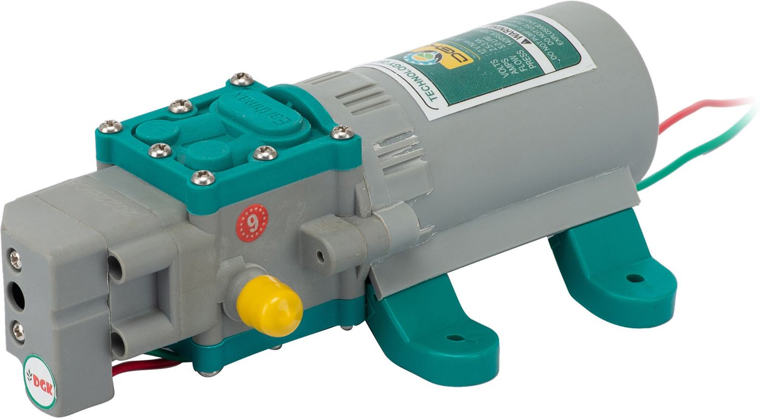 Image of Dgk Heavy Duty 12V DC Moter Pump 140 PSI Battery Operated Auto Pressure Cut Off Diaphragm Water Pump