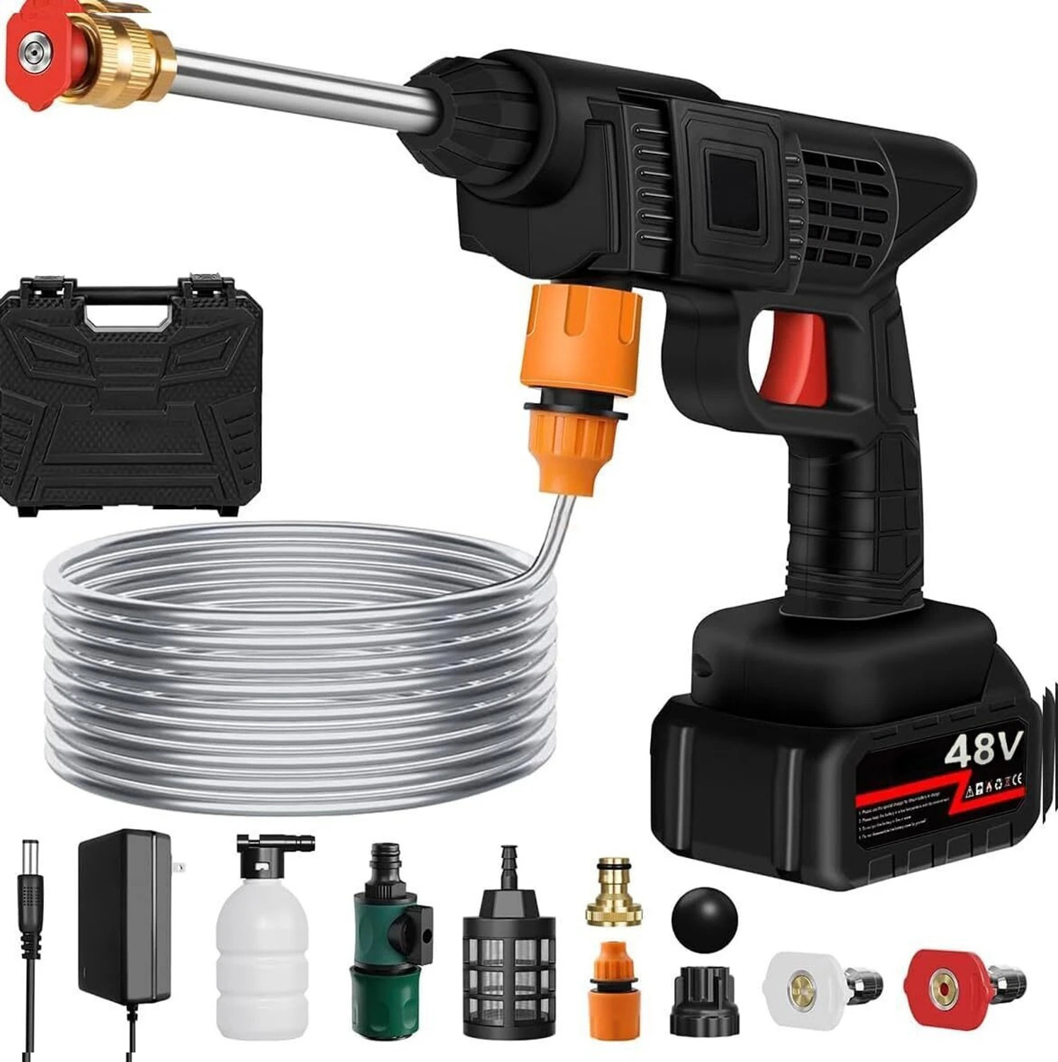 Image of LAVISHLOOK Cordless Portable Wireless Pressure Washer Gun 48V Pressure Washer