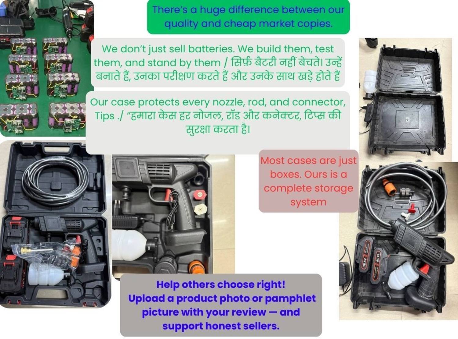 CLVMART 4L Cordless Pressure Washer - Image 3