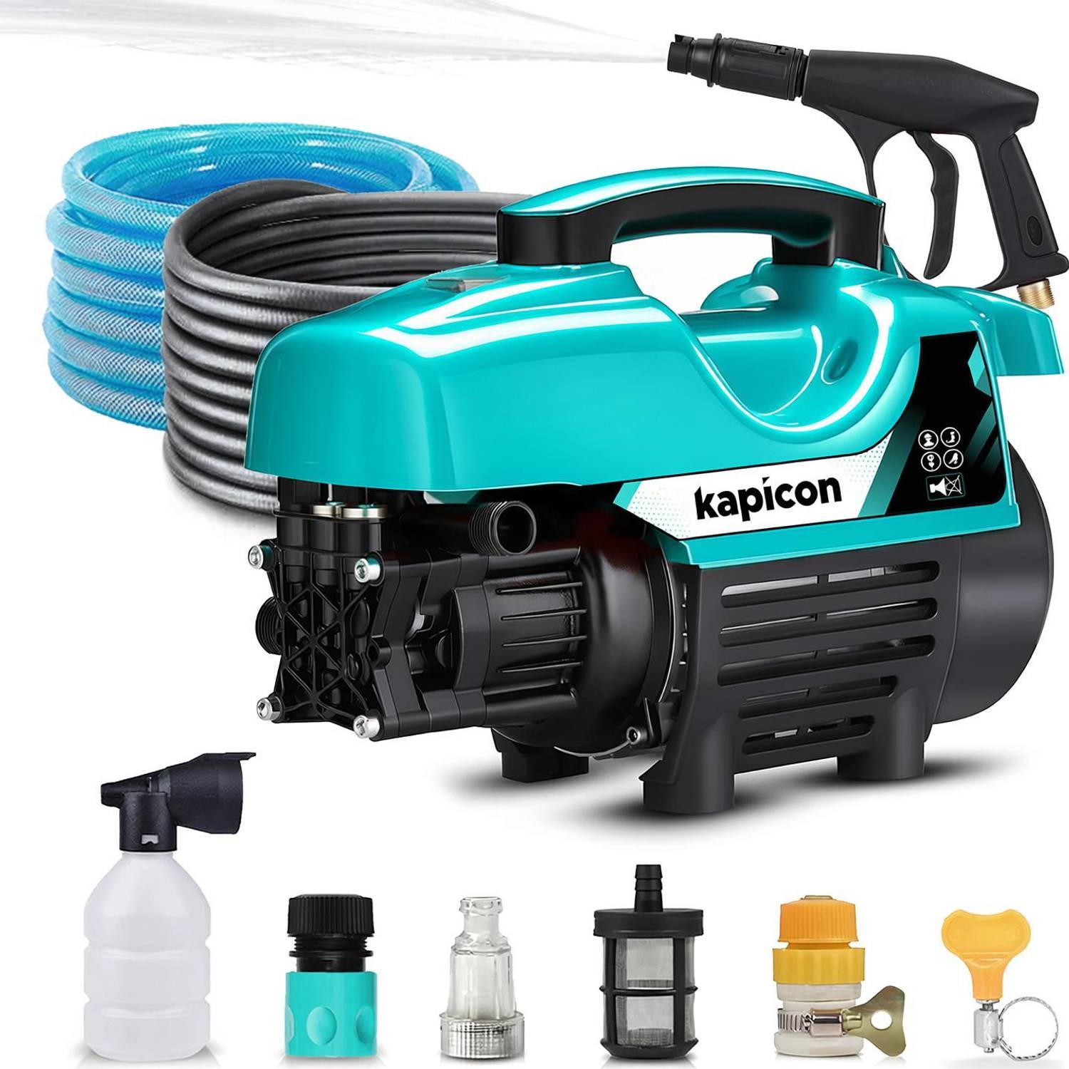 kapicon KP-5 1800W 120 Bar 6L/Min High Pressure Washer - Image 1