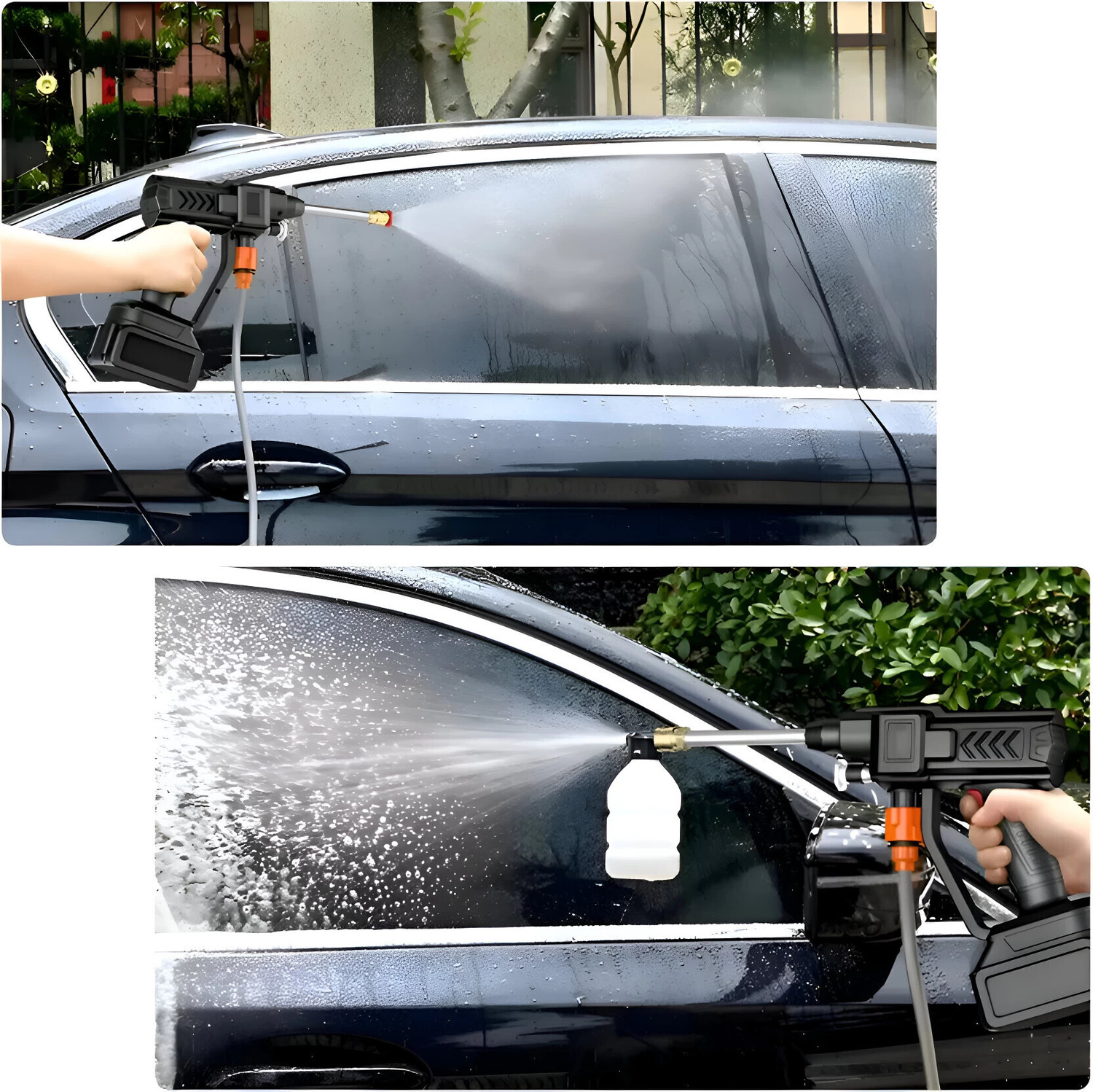 Image of Lumous Cordless Portable Pressure Washer 48V 12000mAh | Gun with Foam | Double Battery| Pressure Washer