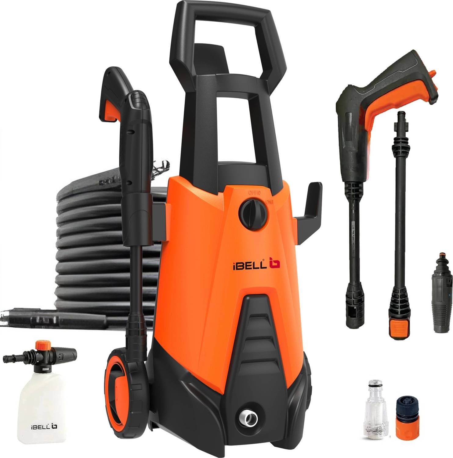 iBELL WIND66 1550 W 120bar 6.7 L/Min Flow Home Cleaning Purpose