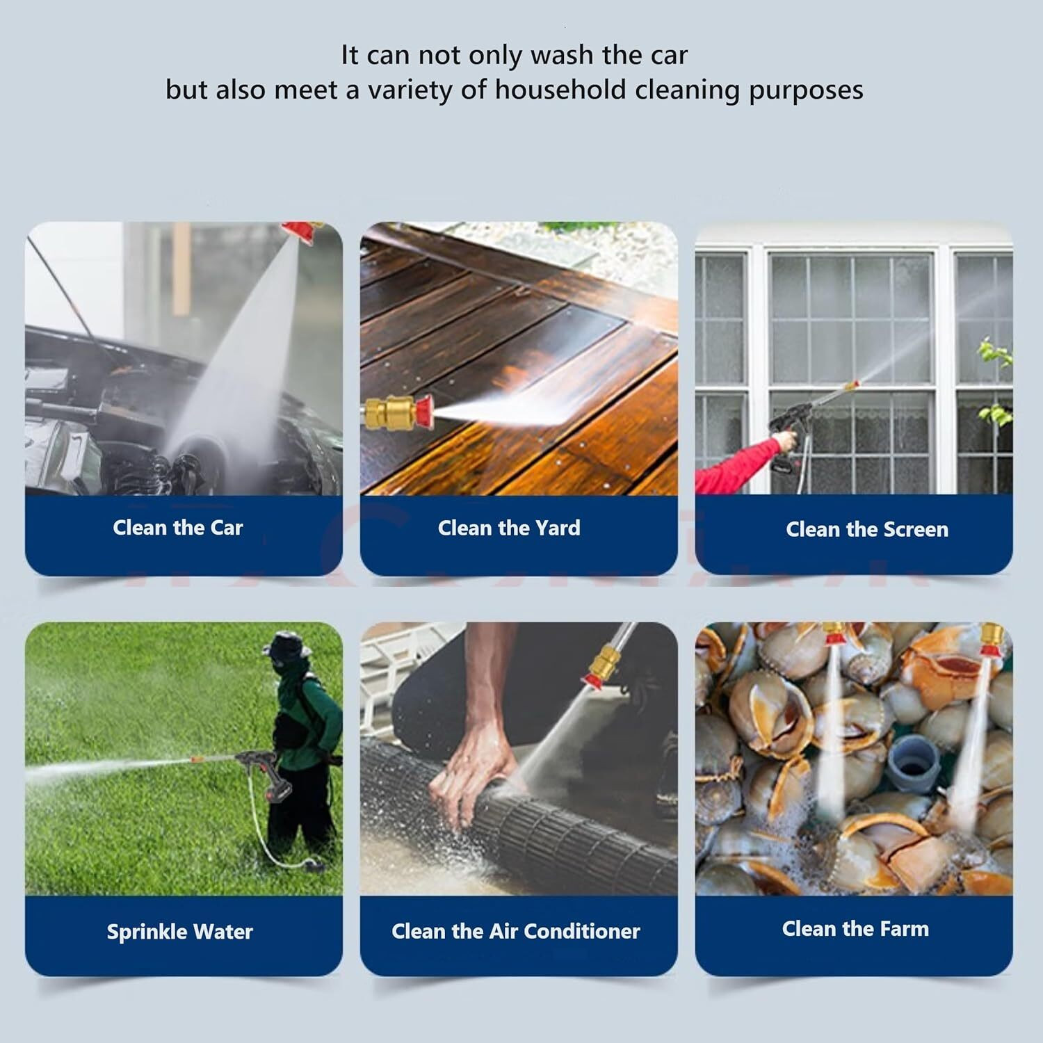 Image of Holy Delight Washer Battery Machine 48V Li-ion Solar Panel Cleaning Car washing Spray Gun Spray Gun