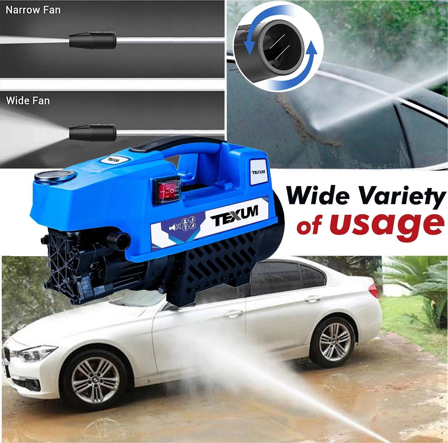 TEXUM TX-25 2000W 165 Bar 8L/min Pressure Washer - Image 5