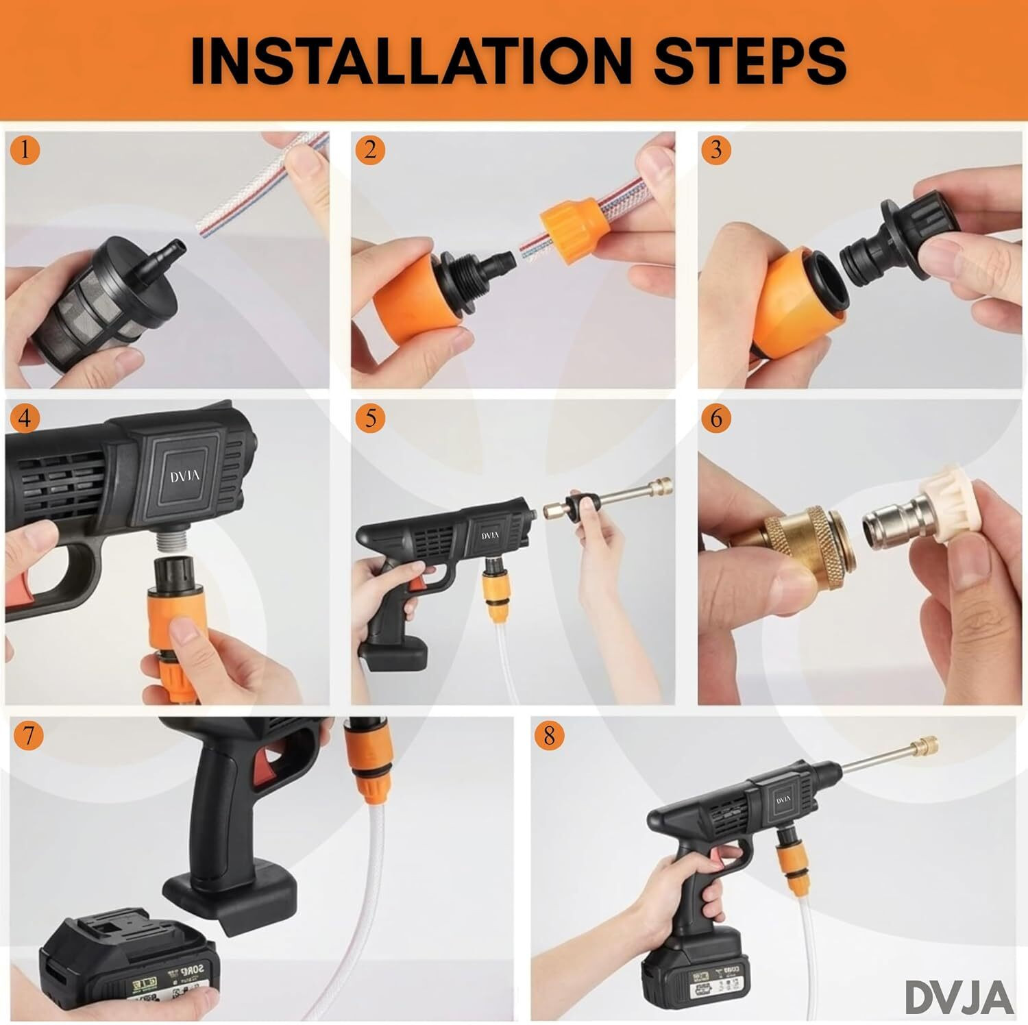 Image of AKAIAH CWG-48V-12000MAH-DB01 Pressure Washer