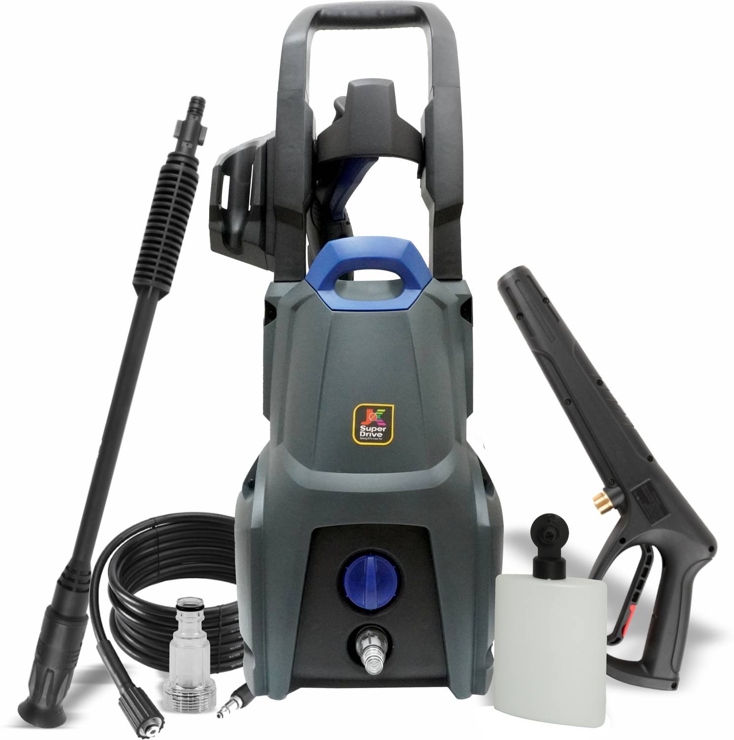 JK Super Drive Aquablast 1600W 130 Bar Pressure Washer - Image 1