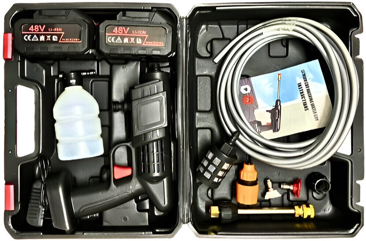 Image of Ornelo Vaani Cordless Pressure Washer Gun, Dual Battery 48V 12000mAhCar Wash Kit Pressure Washer