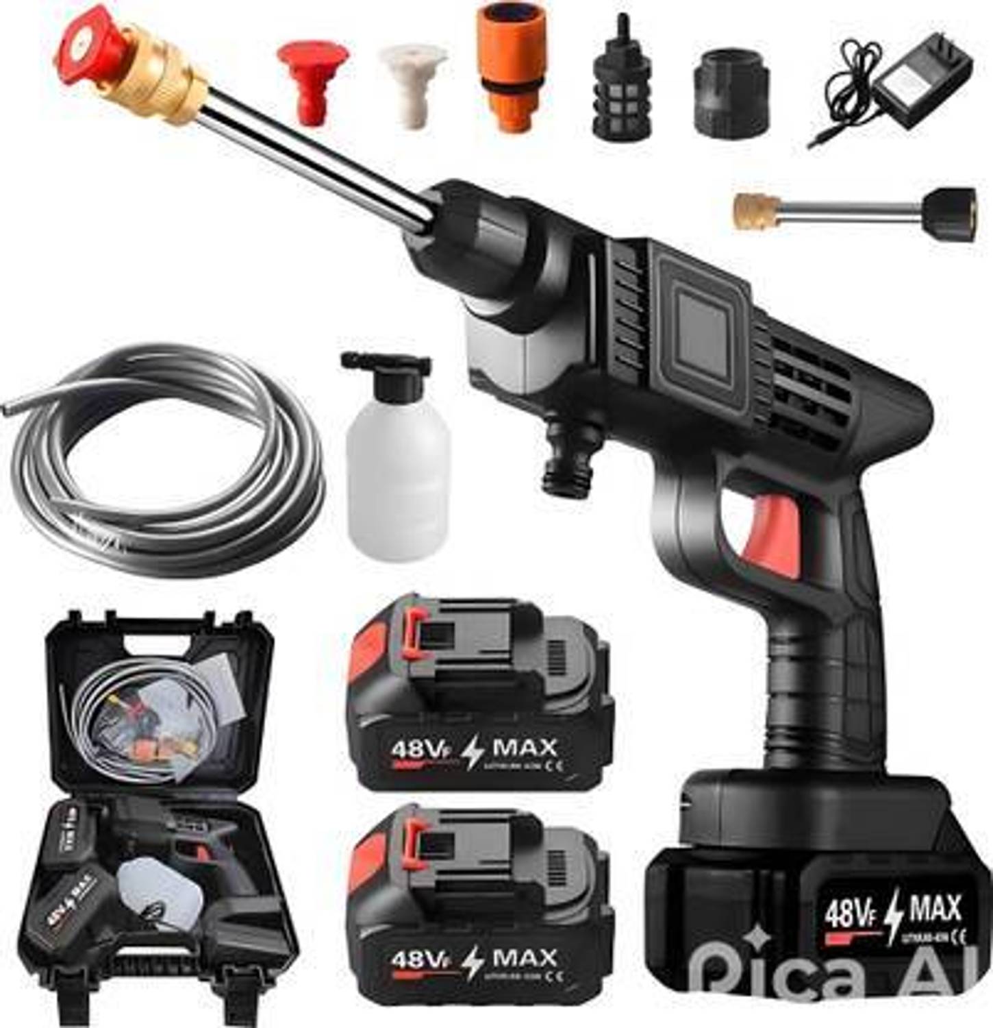 jomlick Double Battery Wireless Car Washer - Image 1