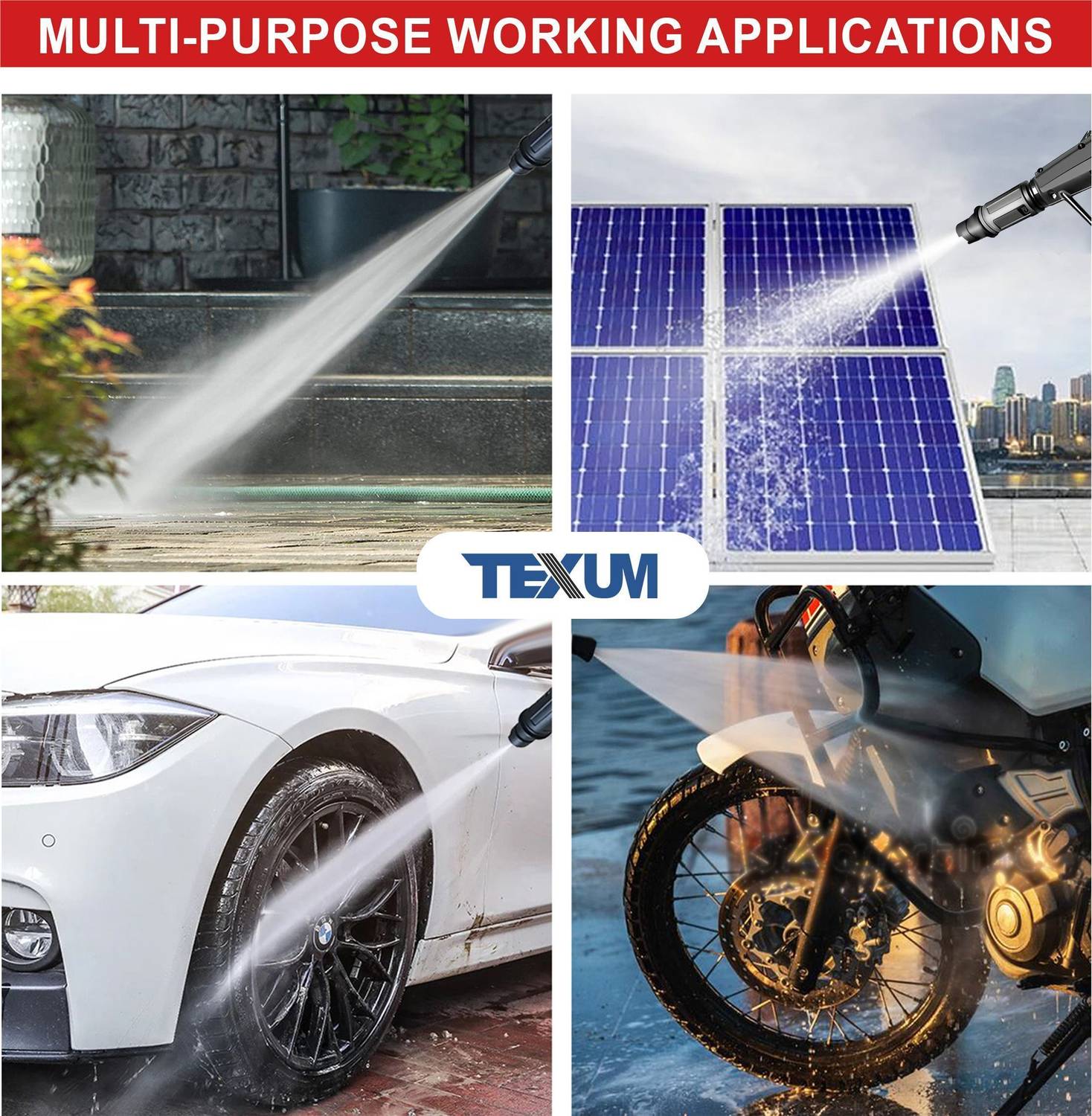 TEXUM TX-50 2200W 185 Bar 10L/min Pressure Washer - Image 4